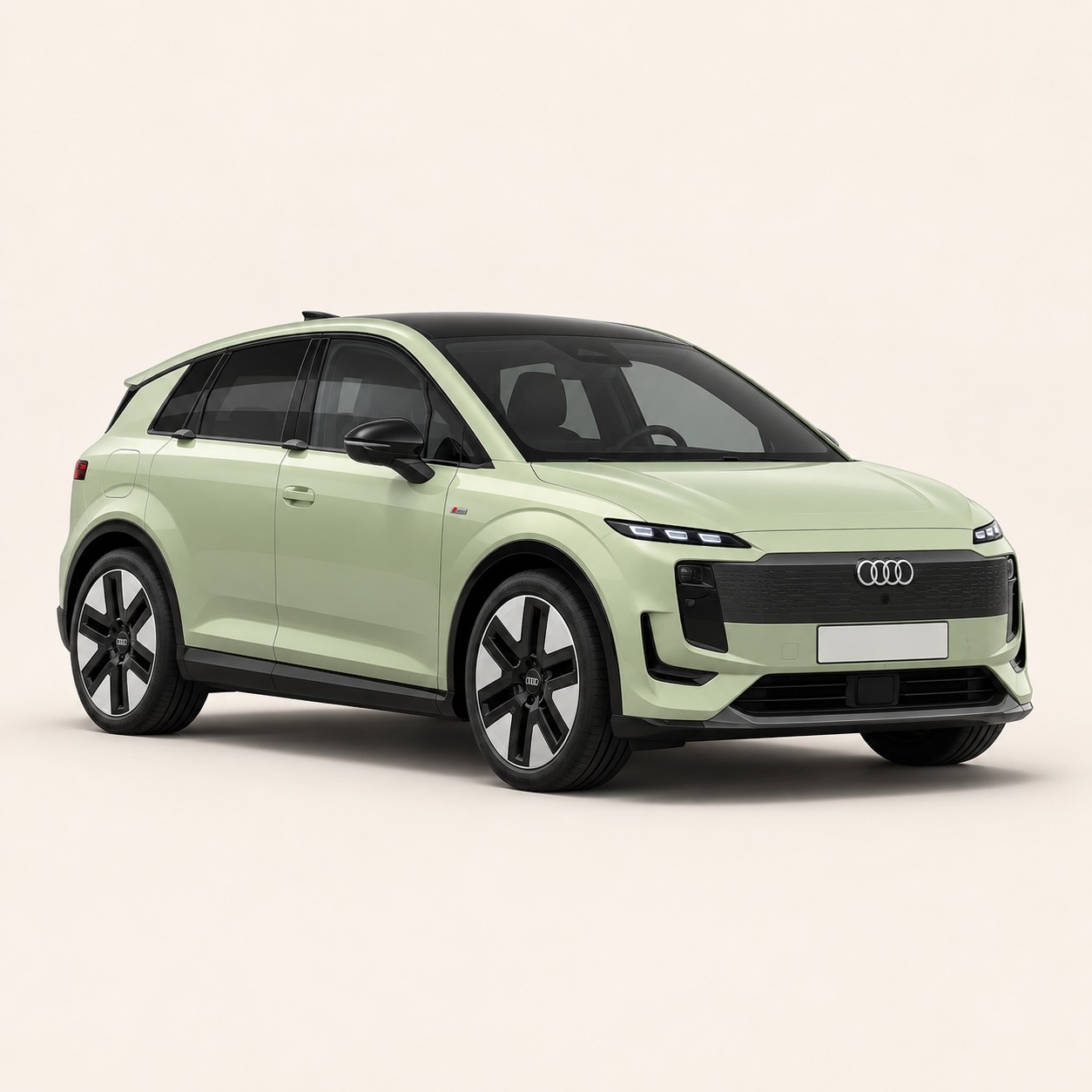 Illustratie van de Audi A2 e-tron