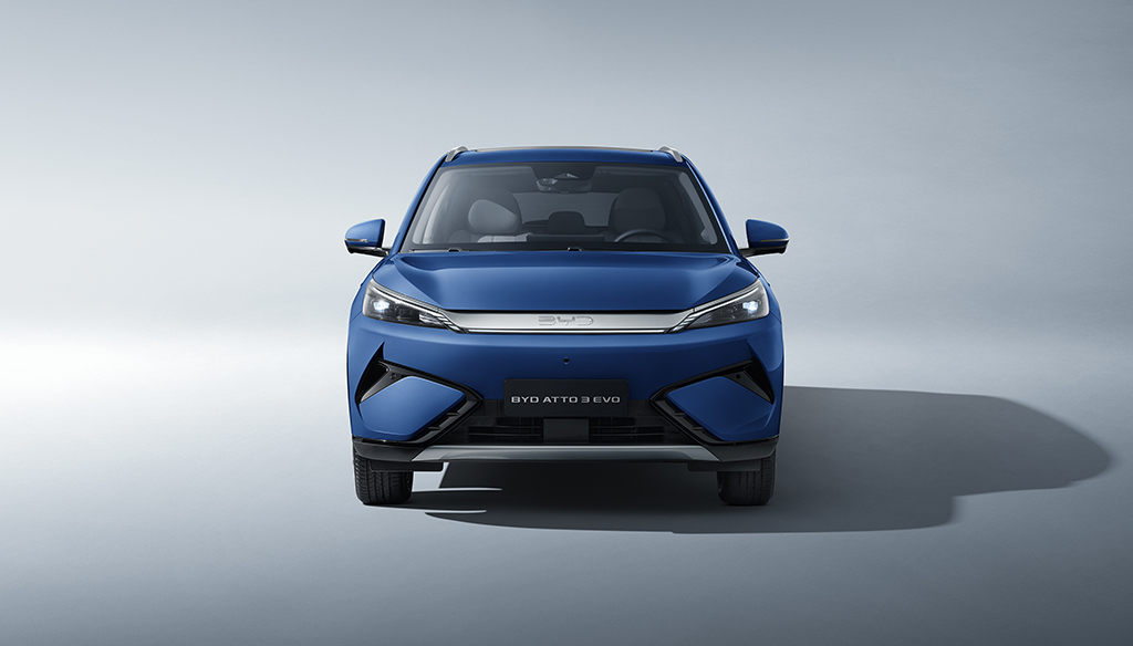 Illustratie van de BYD ATTO 3 EVO