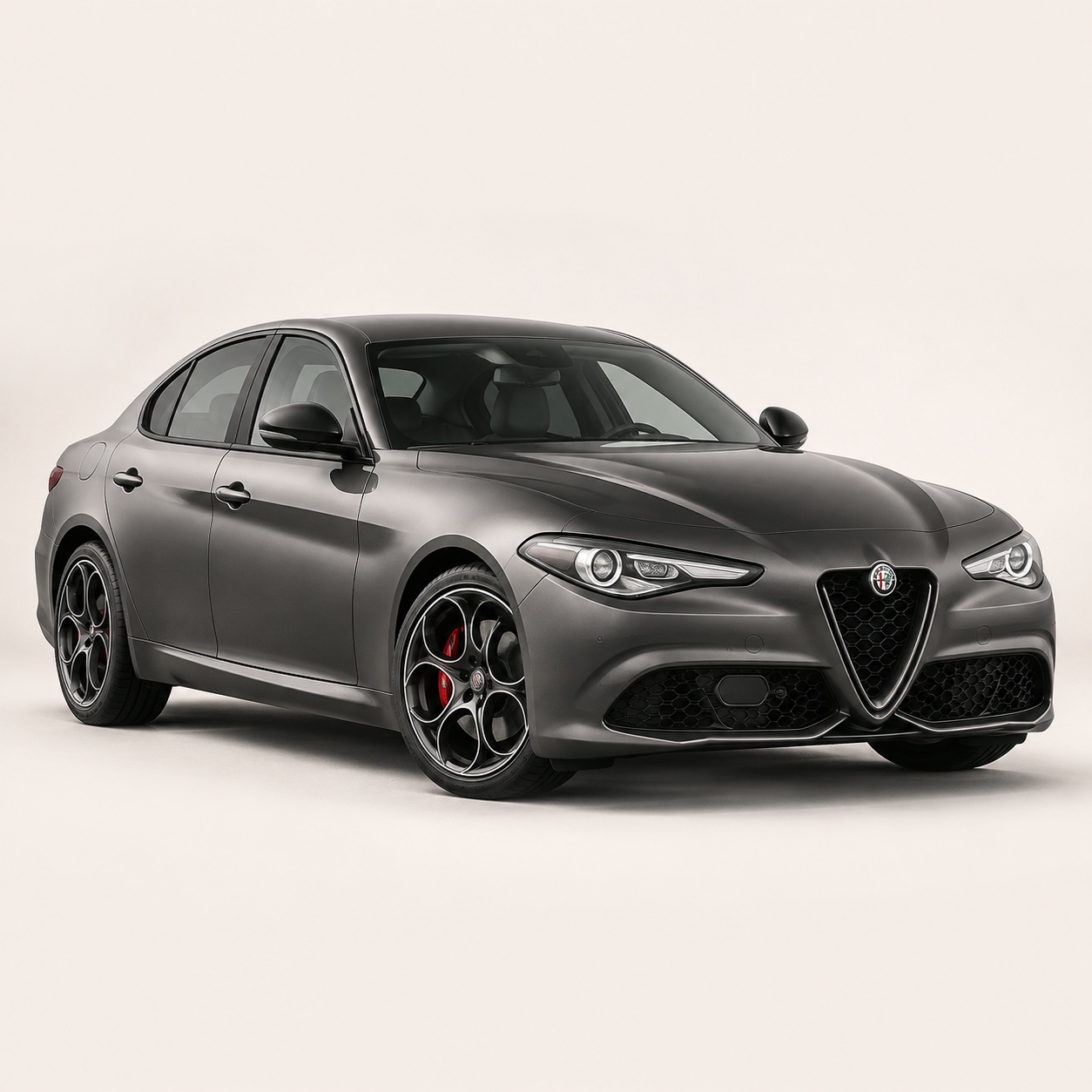 Illustratie van de Alfa Romeo Giulia