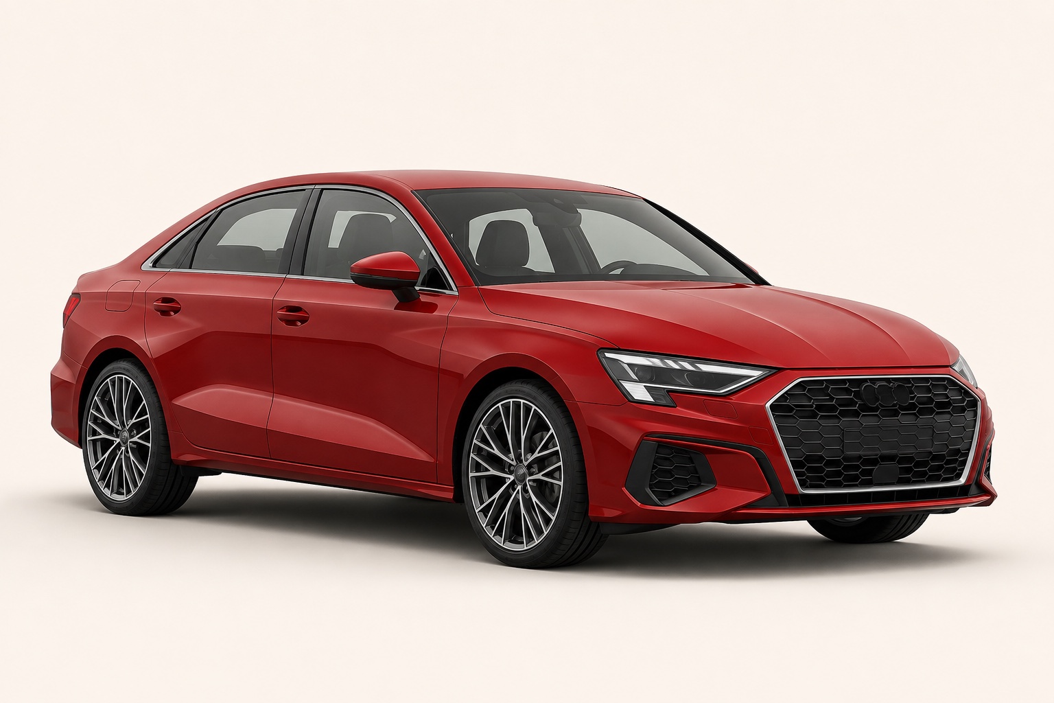 Illustratie van de Audi A3 Limousine