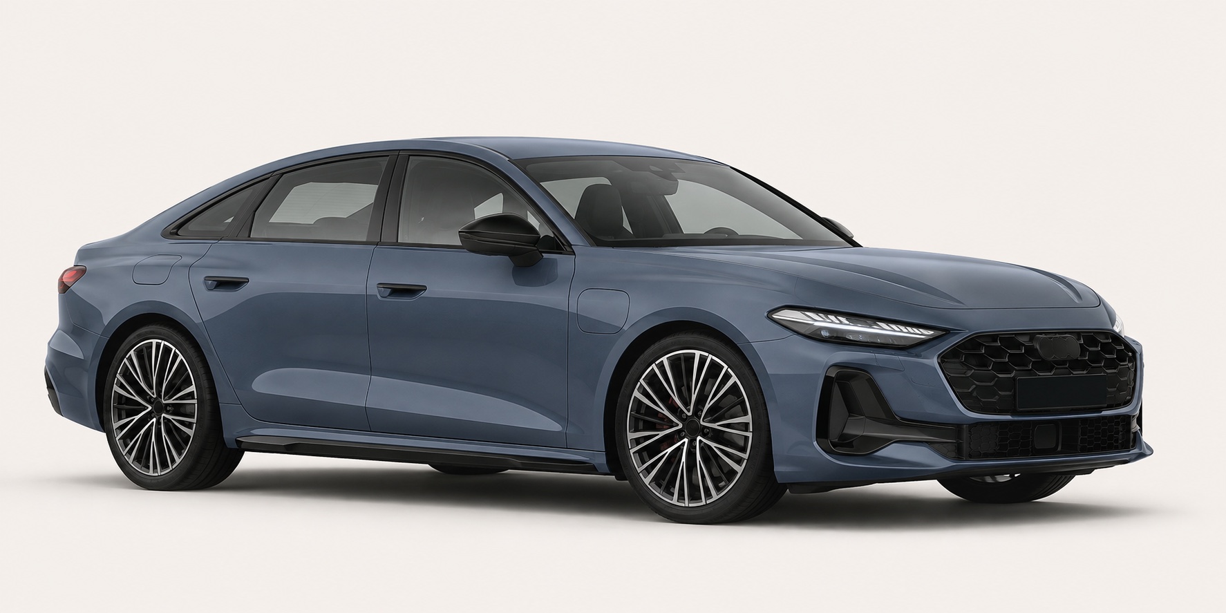 Illustratie van de Audi A5 Limousine