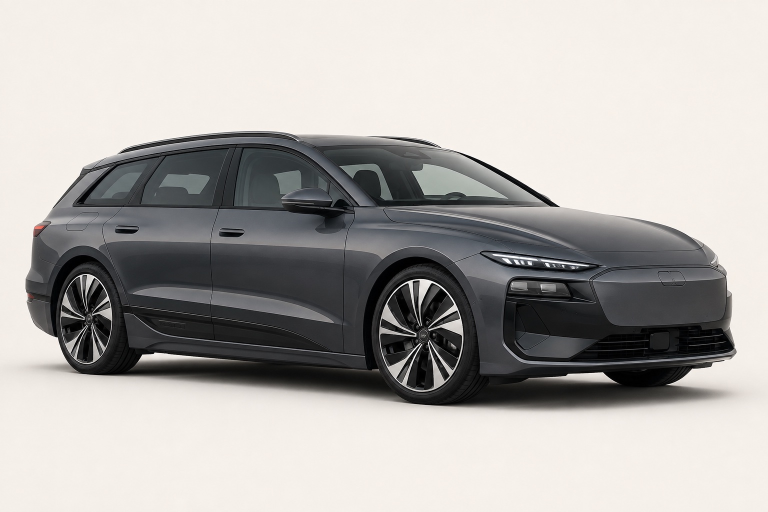 Illustratie van de Audi A6 Avant e-tron