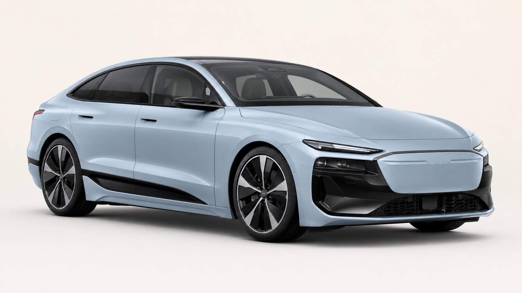 Illustratie van de Audi A6 Sportback e-tron