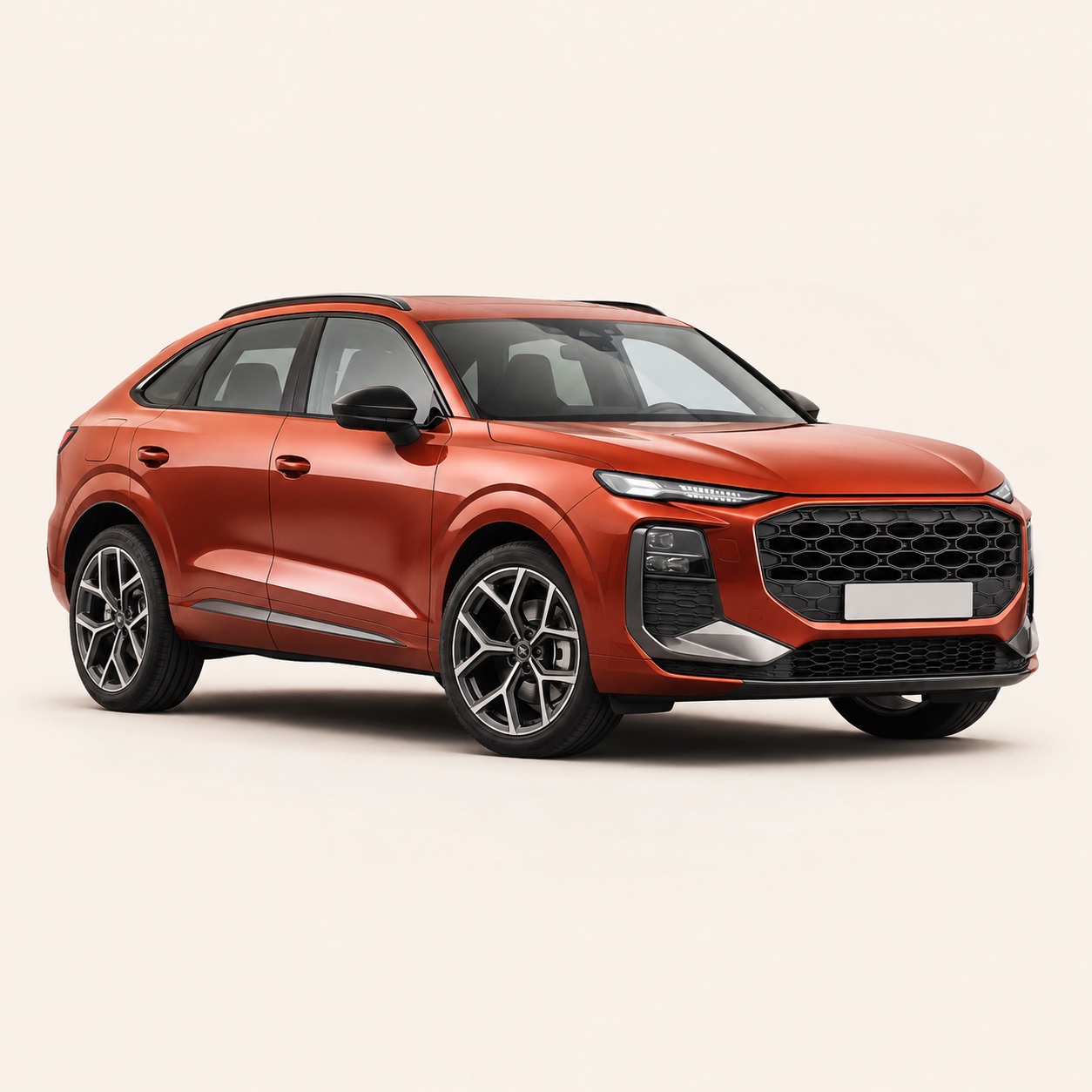 Illustratie van de Audi Q3 Sportback