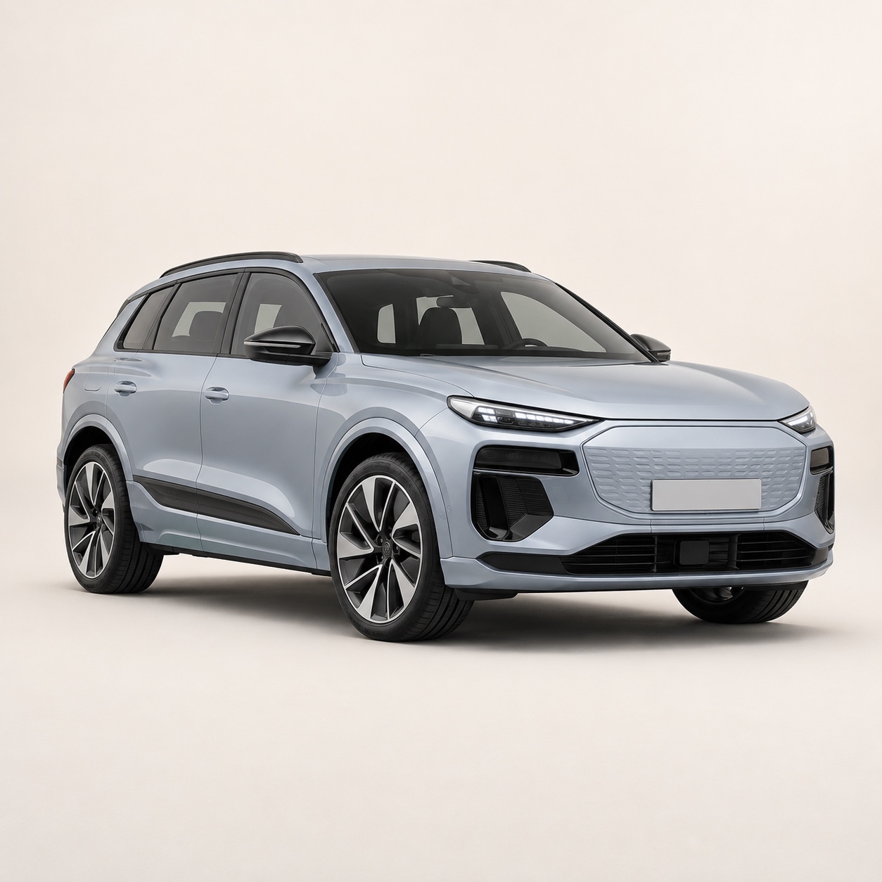 Illustratie van de Audi Q6 e-tron