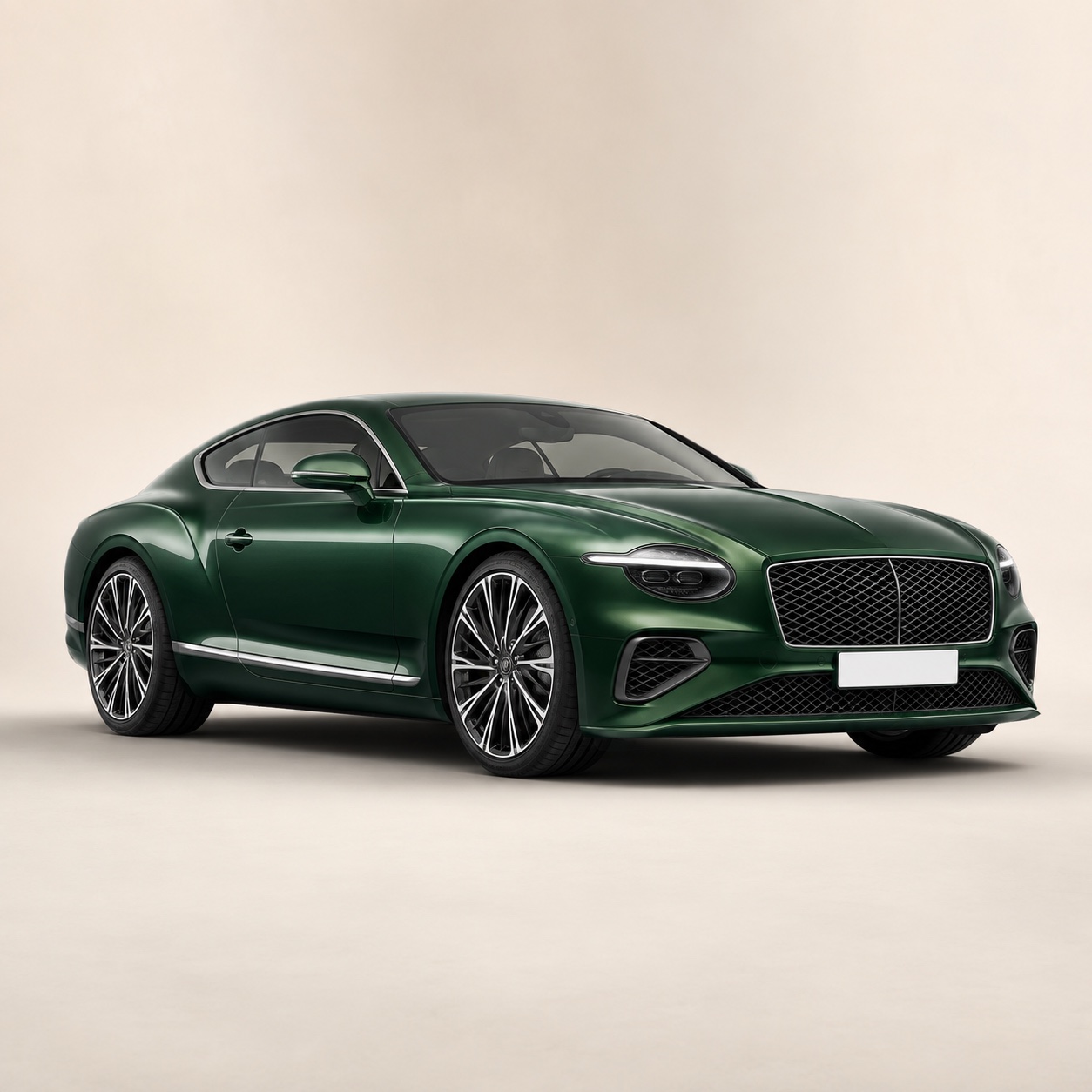 Illustratie van de Bentley Continental GT