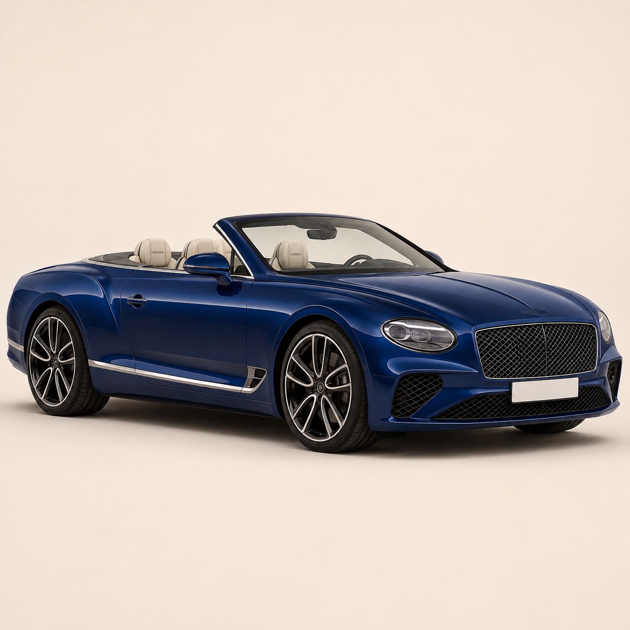 Illustratie van de Bentley Continental GTC