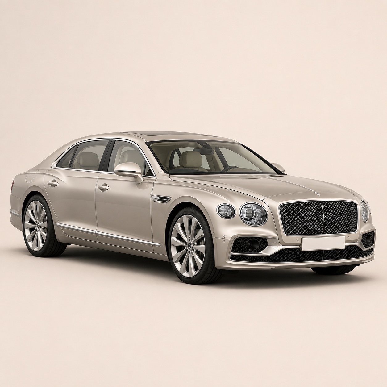 Illustratie van de Bentley Flying Spur