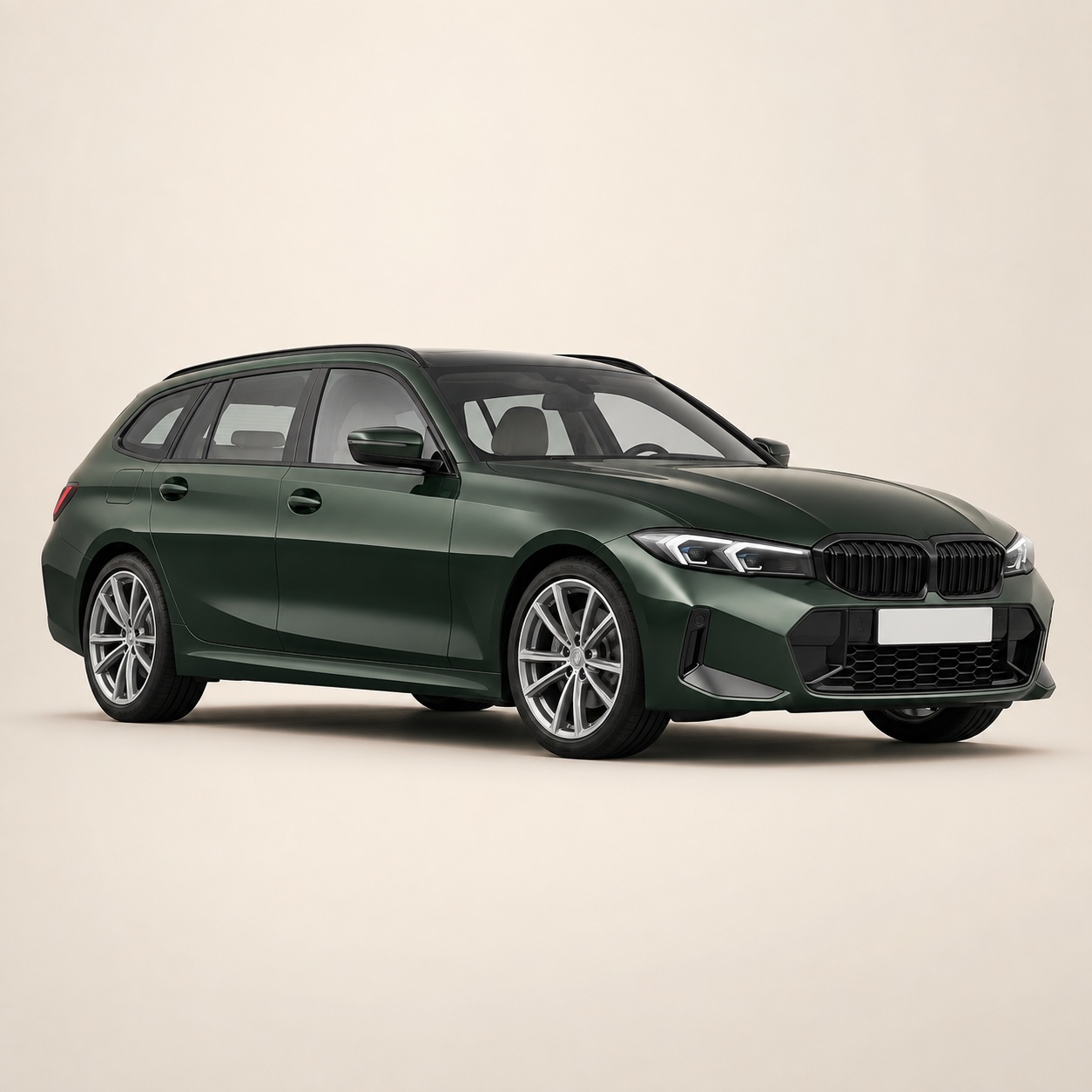 Illustratie van de BMW 3 Serie Touring