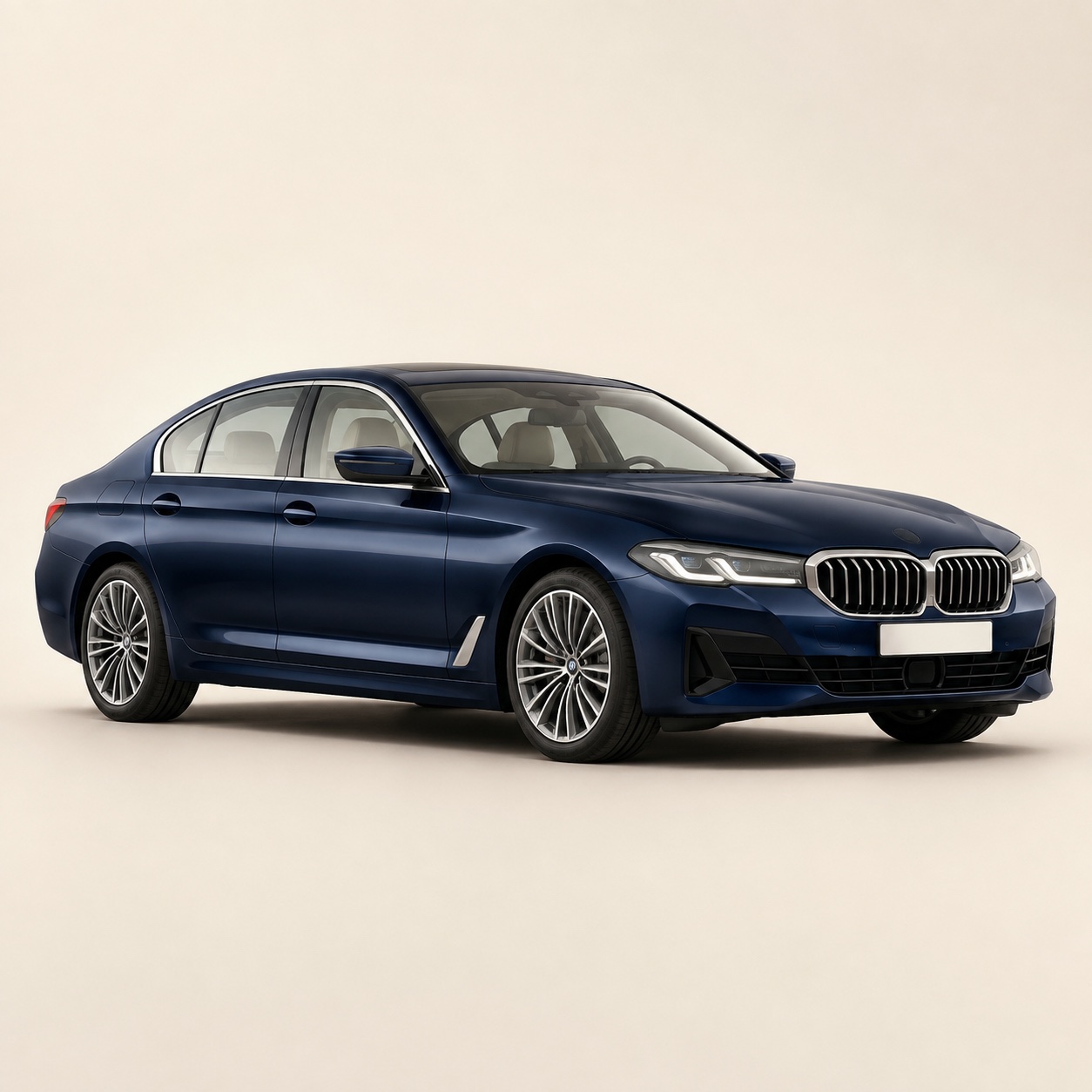 Illustratie van de BMW 5 Serie Sedan
