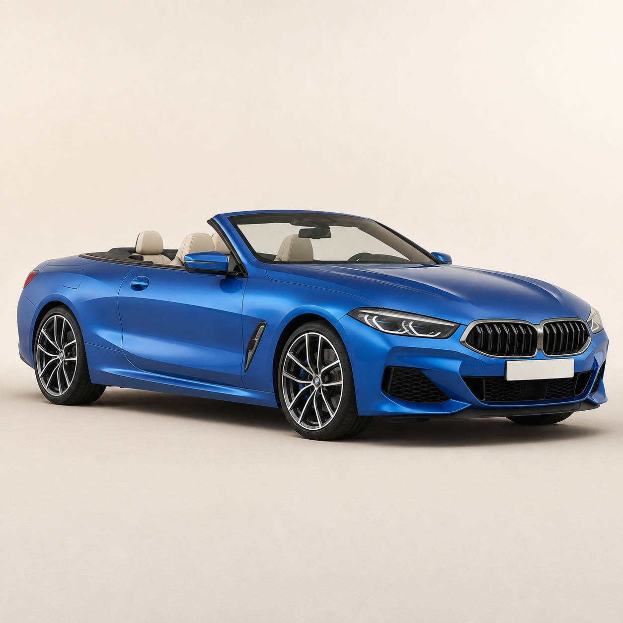 Illustratie van de BMW 8 Serie Cabrio