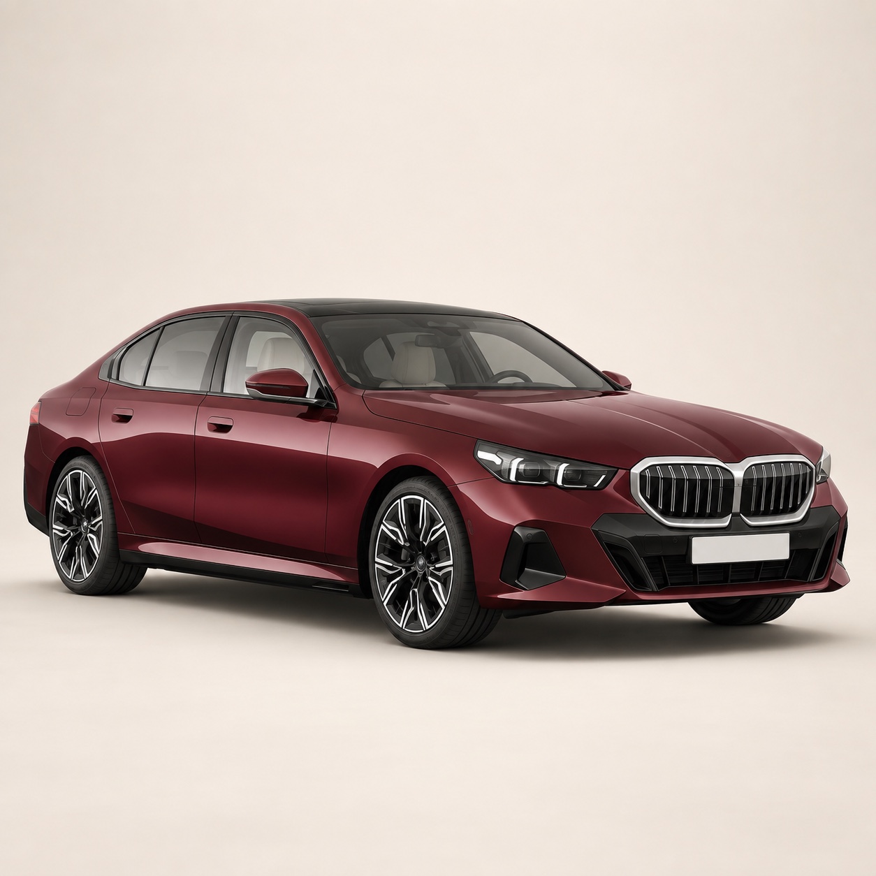Illustratie van de BMW i5 Sedan