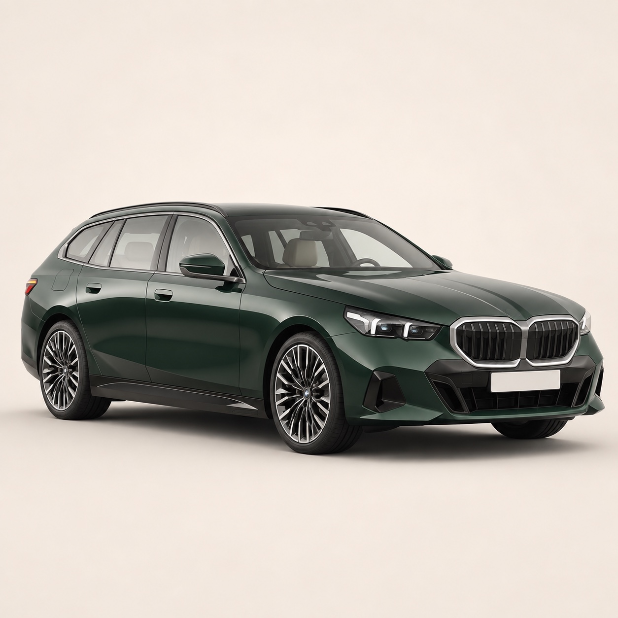 Illustratie van de BMW i5 Touring