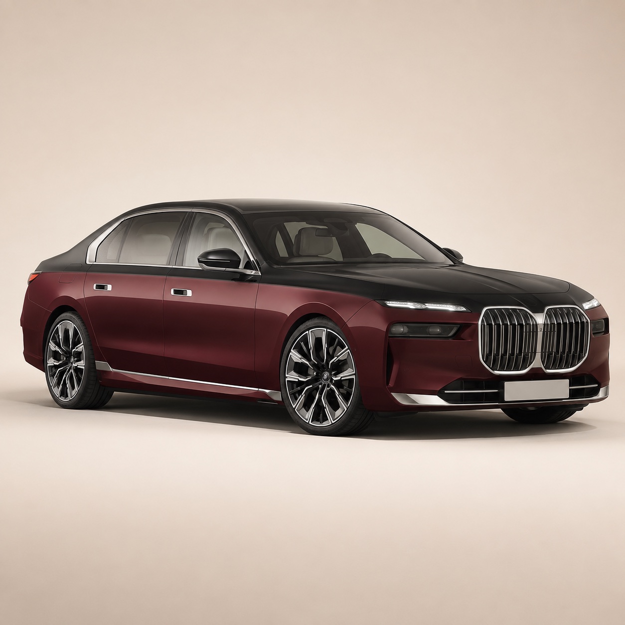 Illustratie van de BMW i7