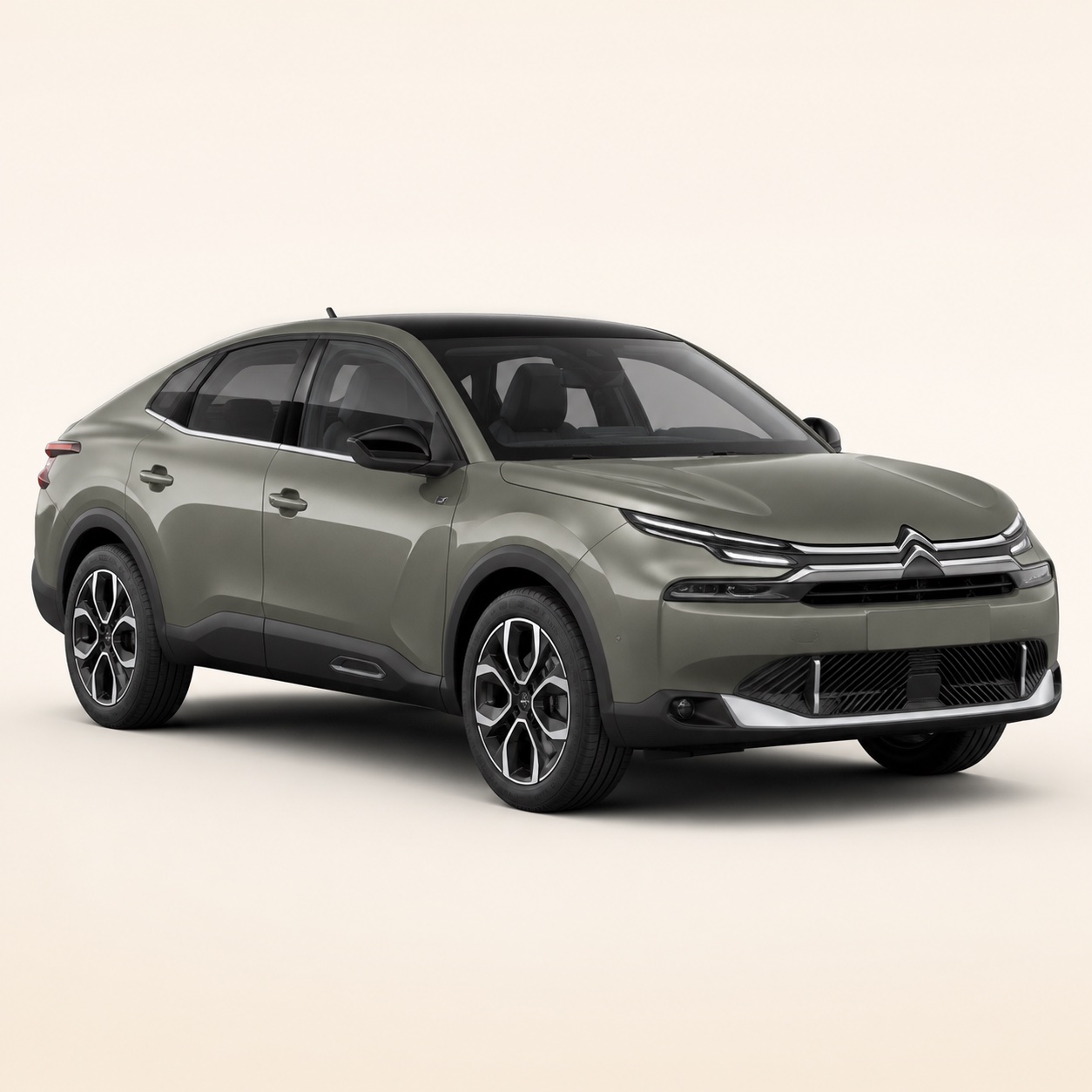 Illustratie van de Citroën C4 X
