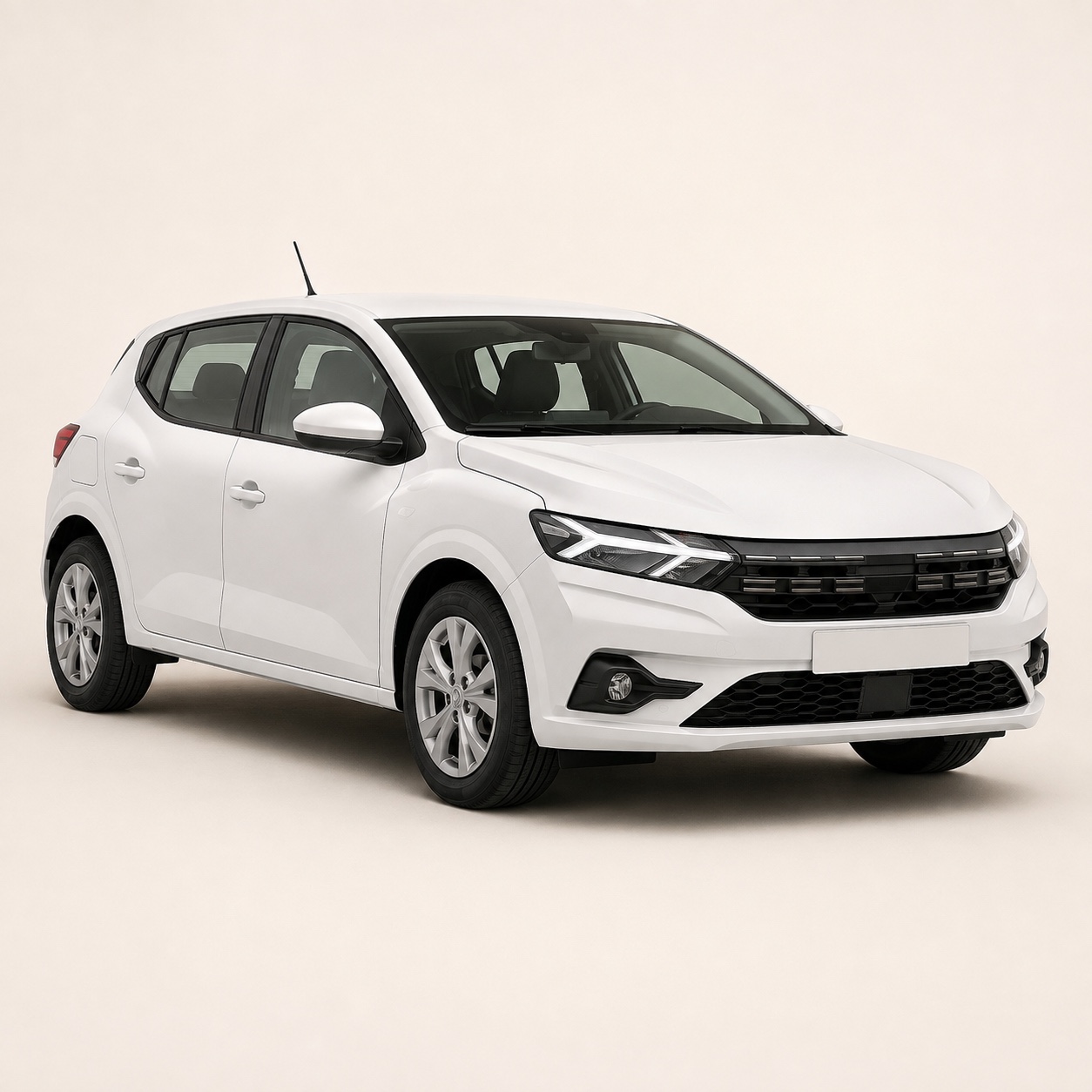 Illustratie van de Dacia Sandero