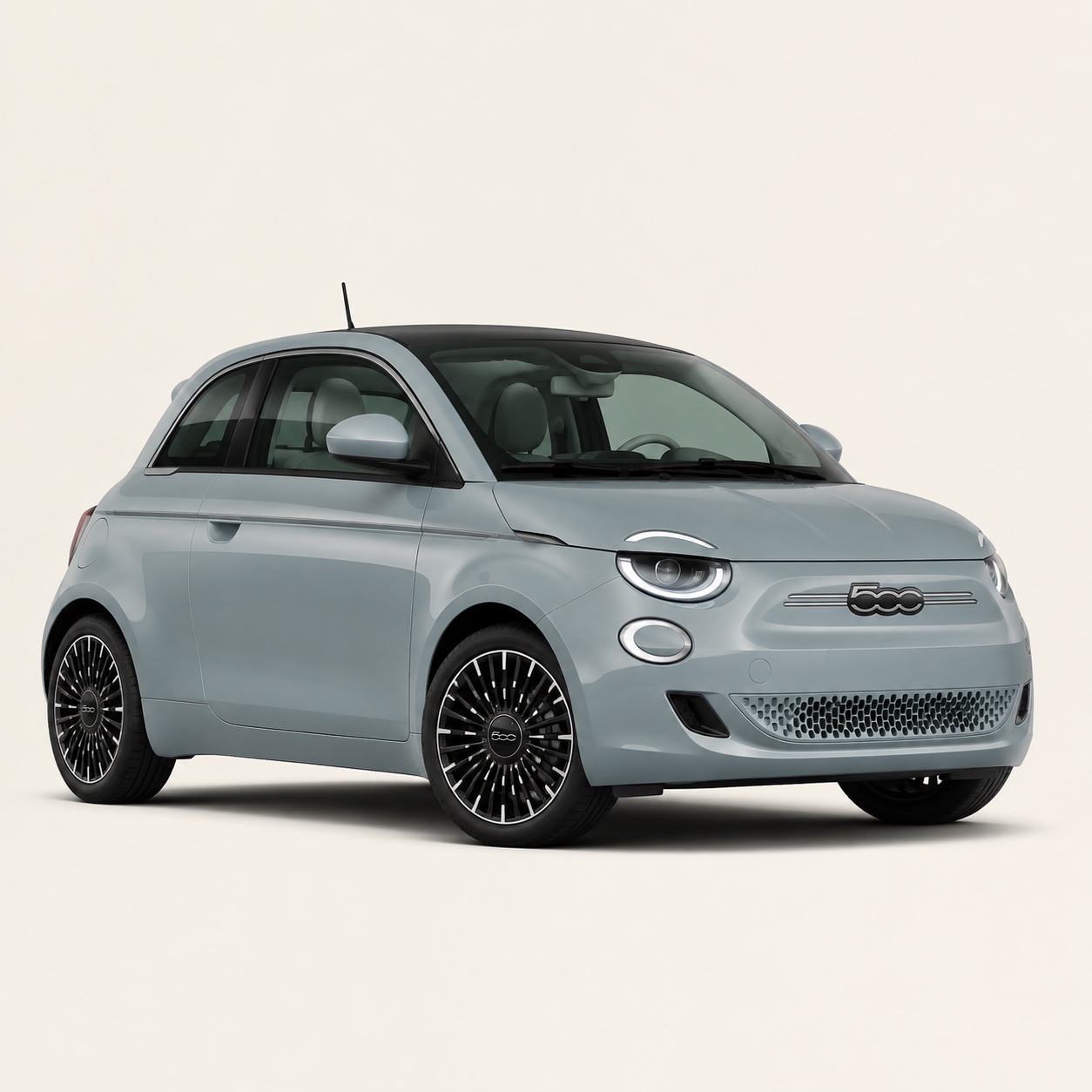 Illustratie van de Fiat 500e