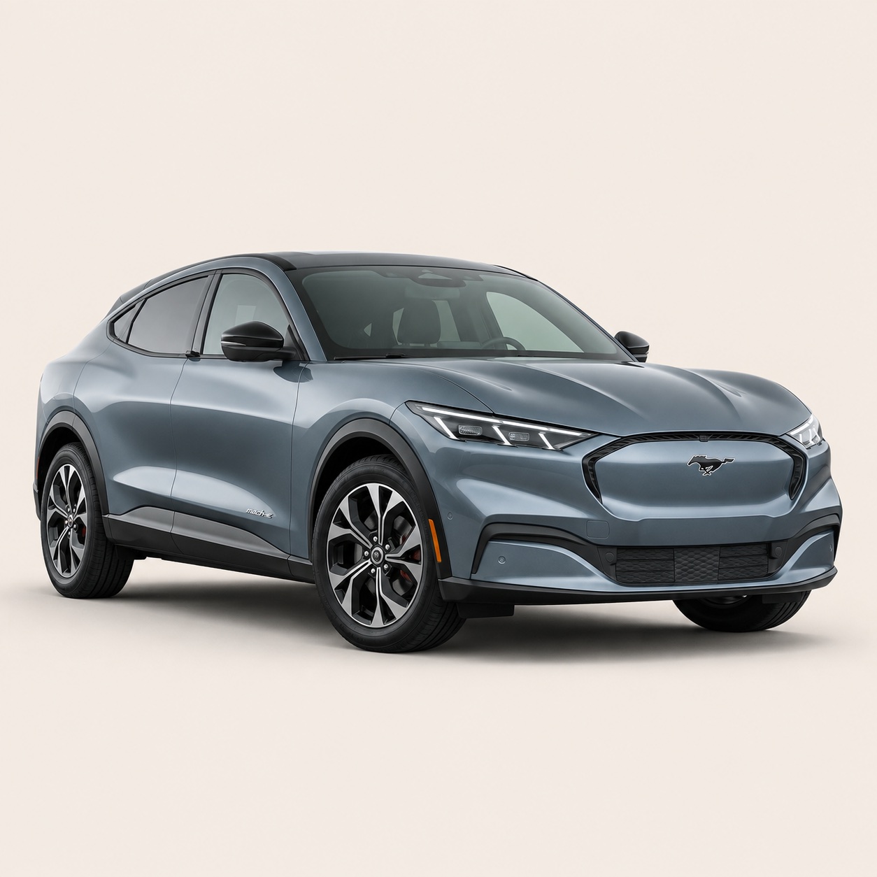 Illustratie van de Ford Mustang Mach-E