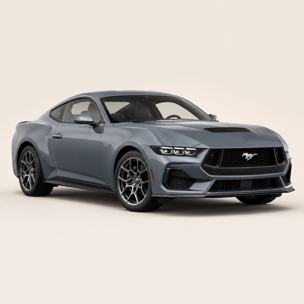 Illustratie van de Ford Mustang