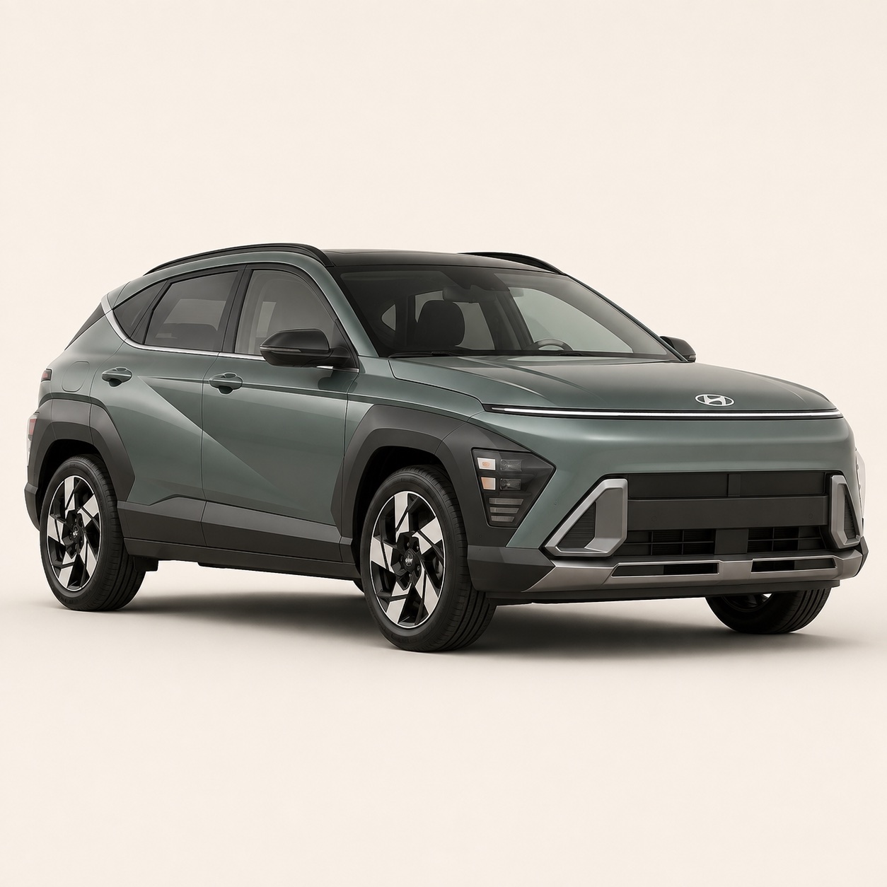 Illustratie van de Hyundai KONA