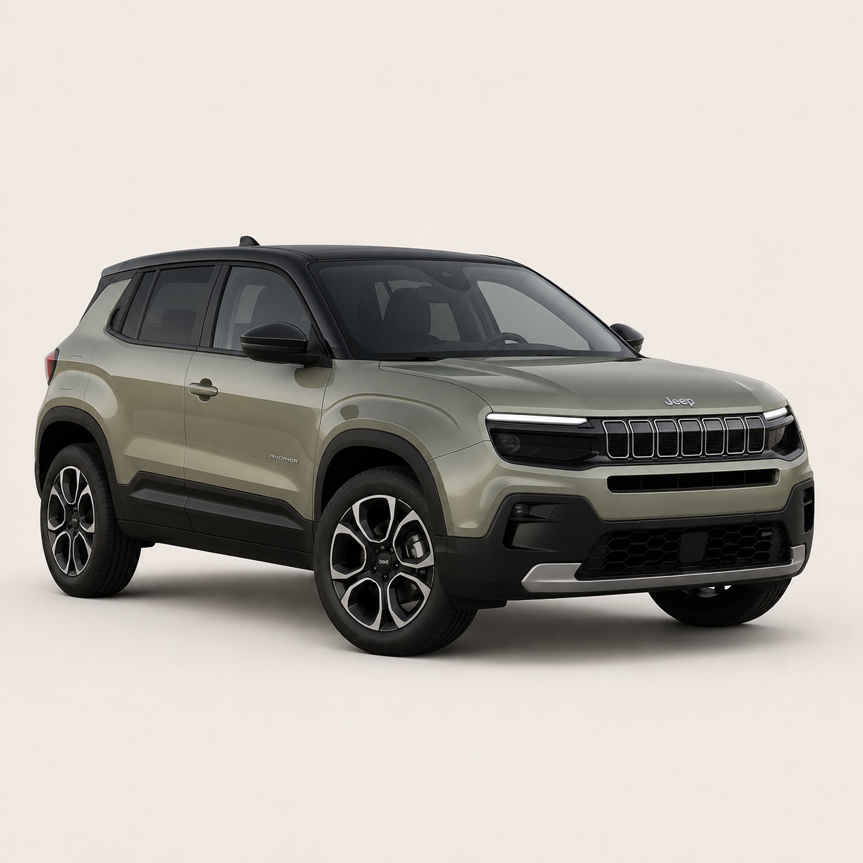 Illustratie van de Jeep Avenger