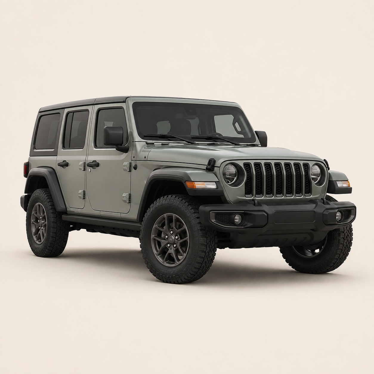 Illustratie van de Jeep Wrangler