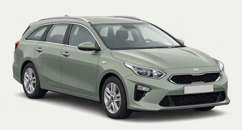 Illustratie van de Kia Ceed Sportswagon