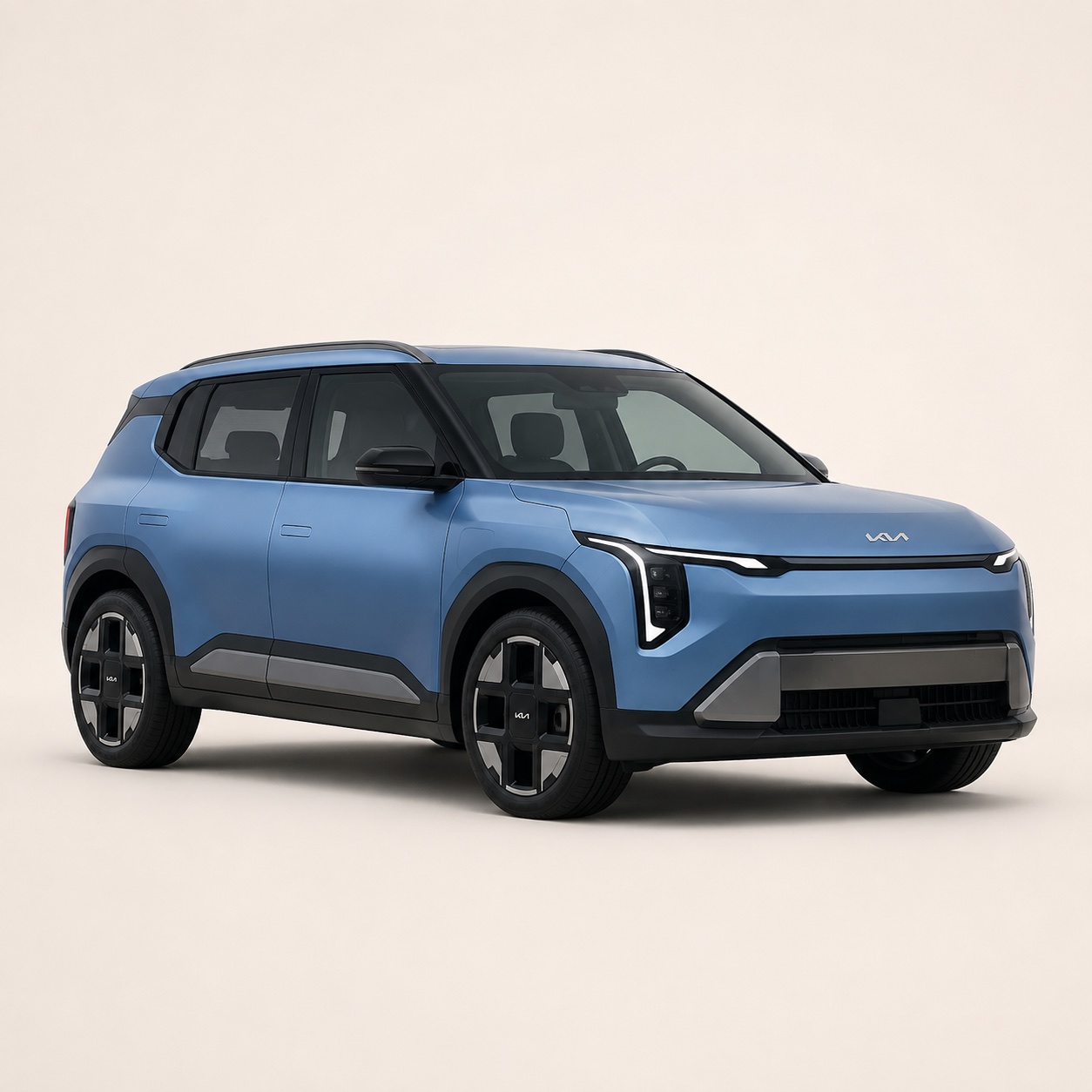 Illustratie van de Kia EV2