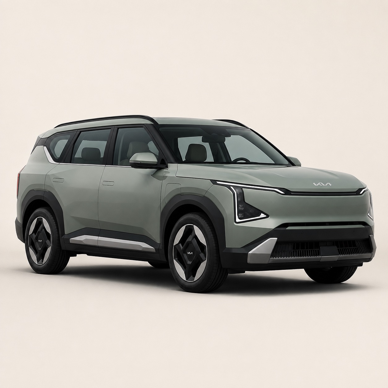 Illustratie van de Kia EV5