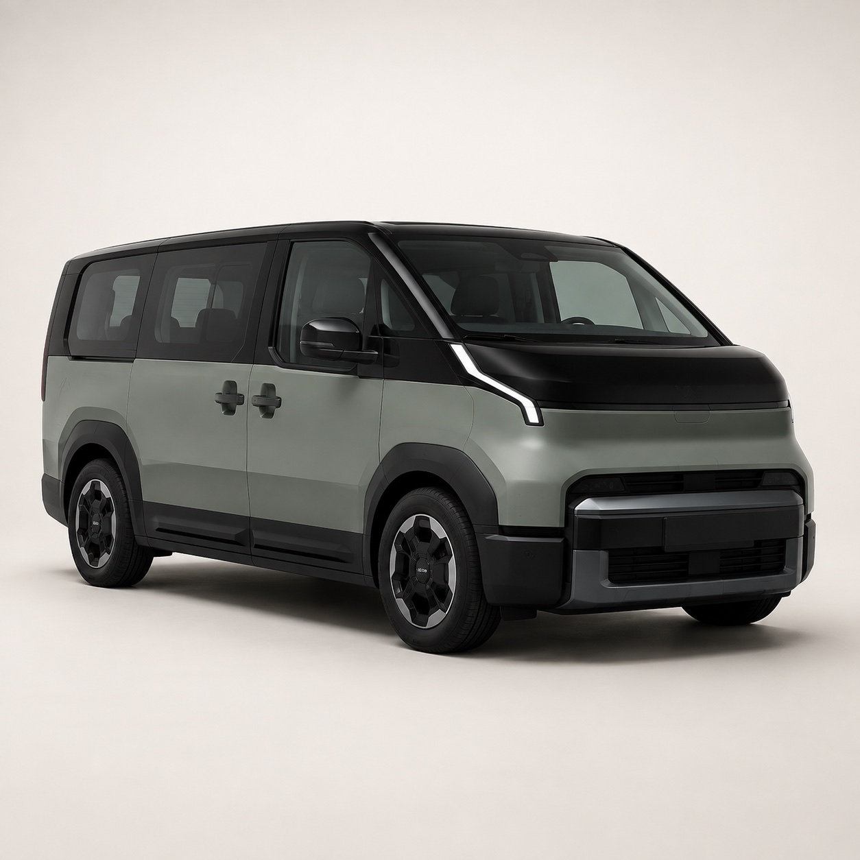 Illustratie van de Kia PV5 Passenger