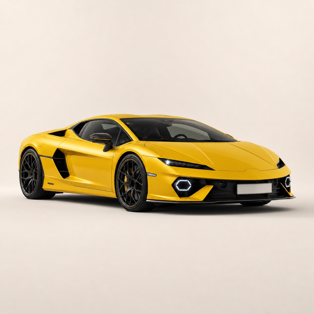 Illustratie van de Lamborghini Temerario