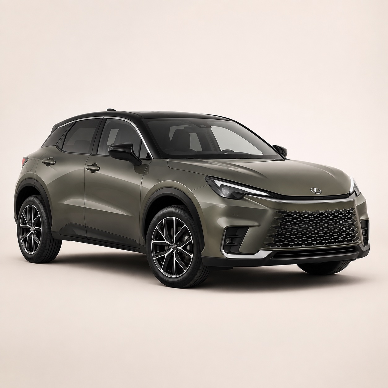 Illustratie van de Lexus LBX