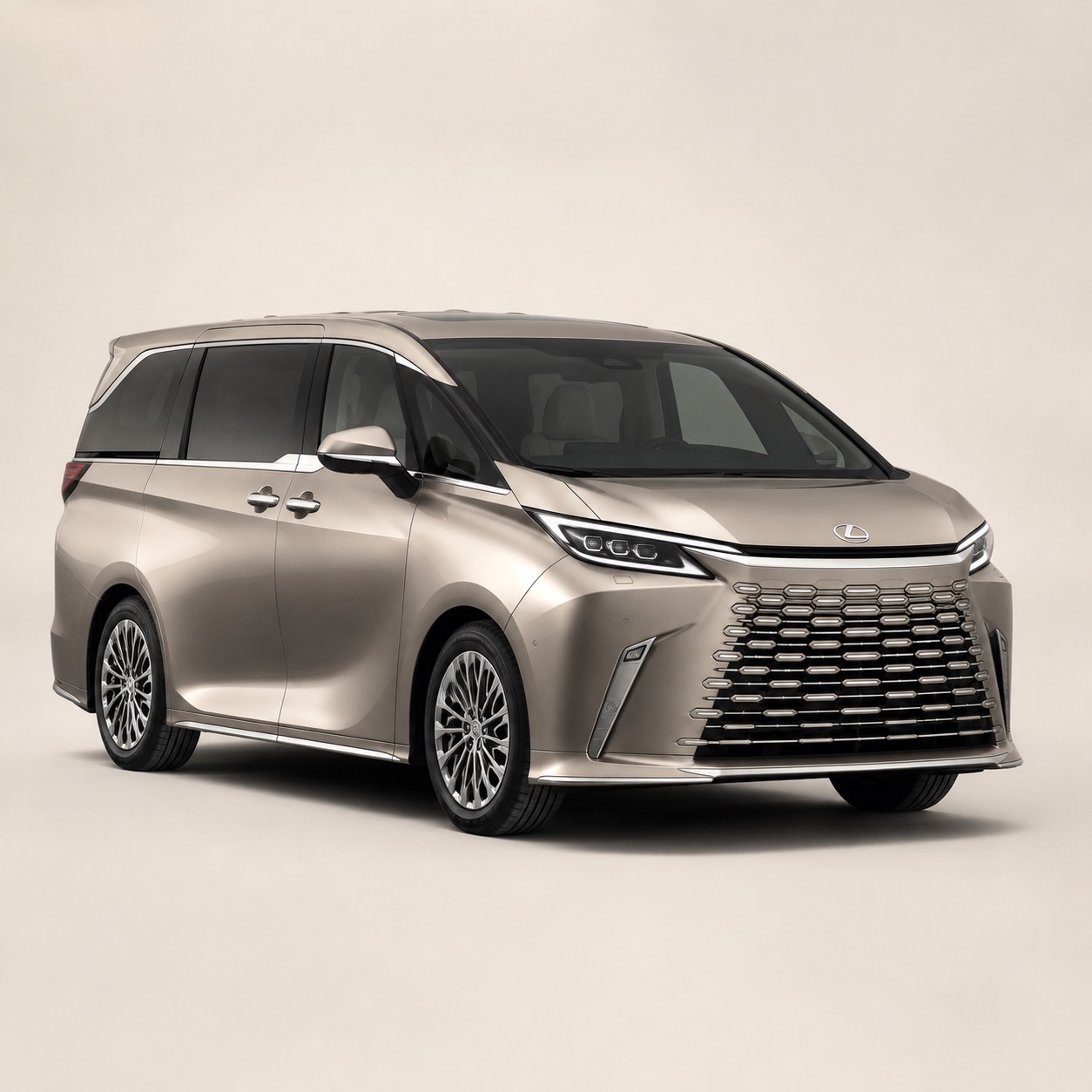 Illustratie van de Lexus LM