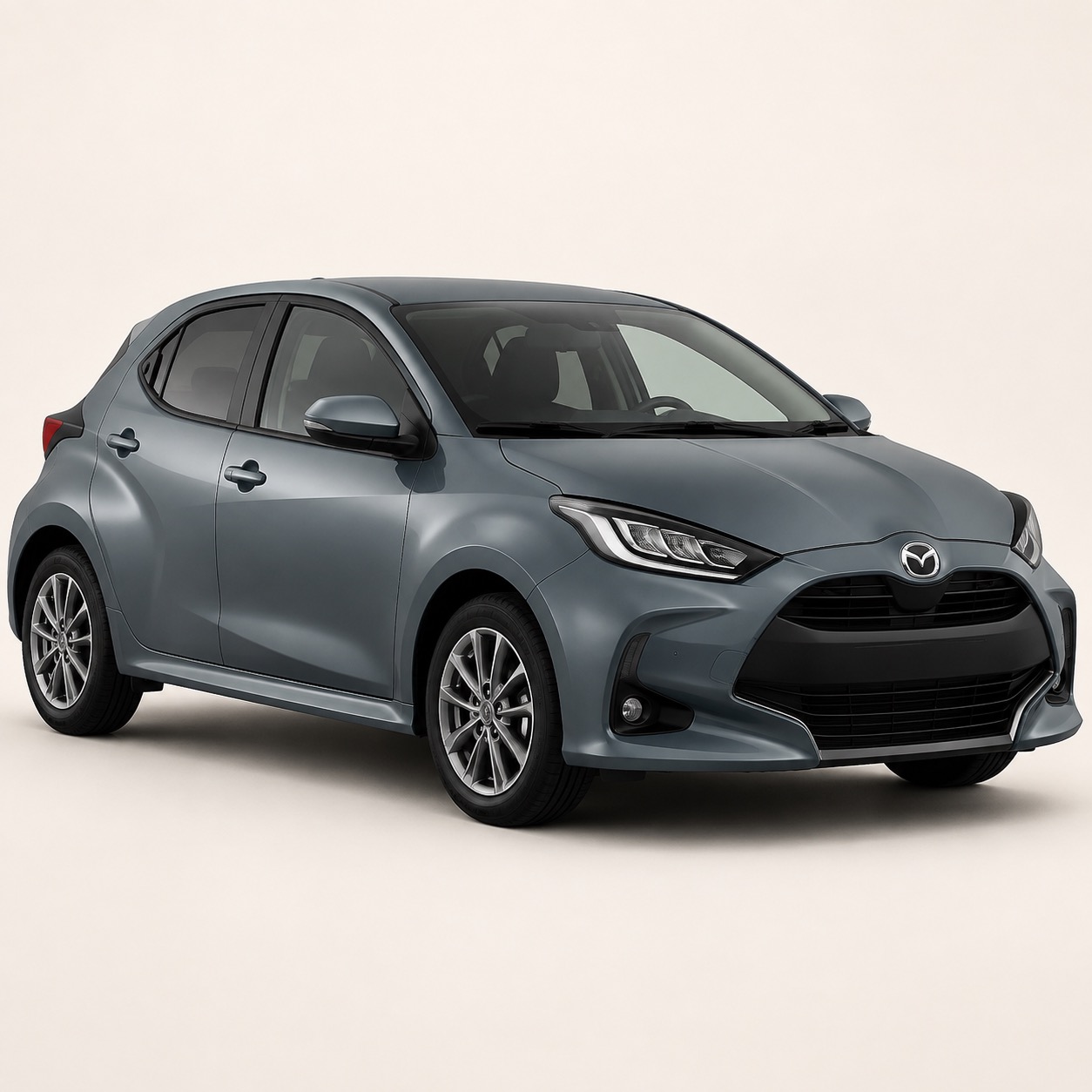 Illustratie van de Mazda 2 Hybrid