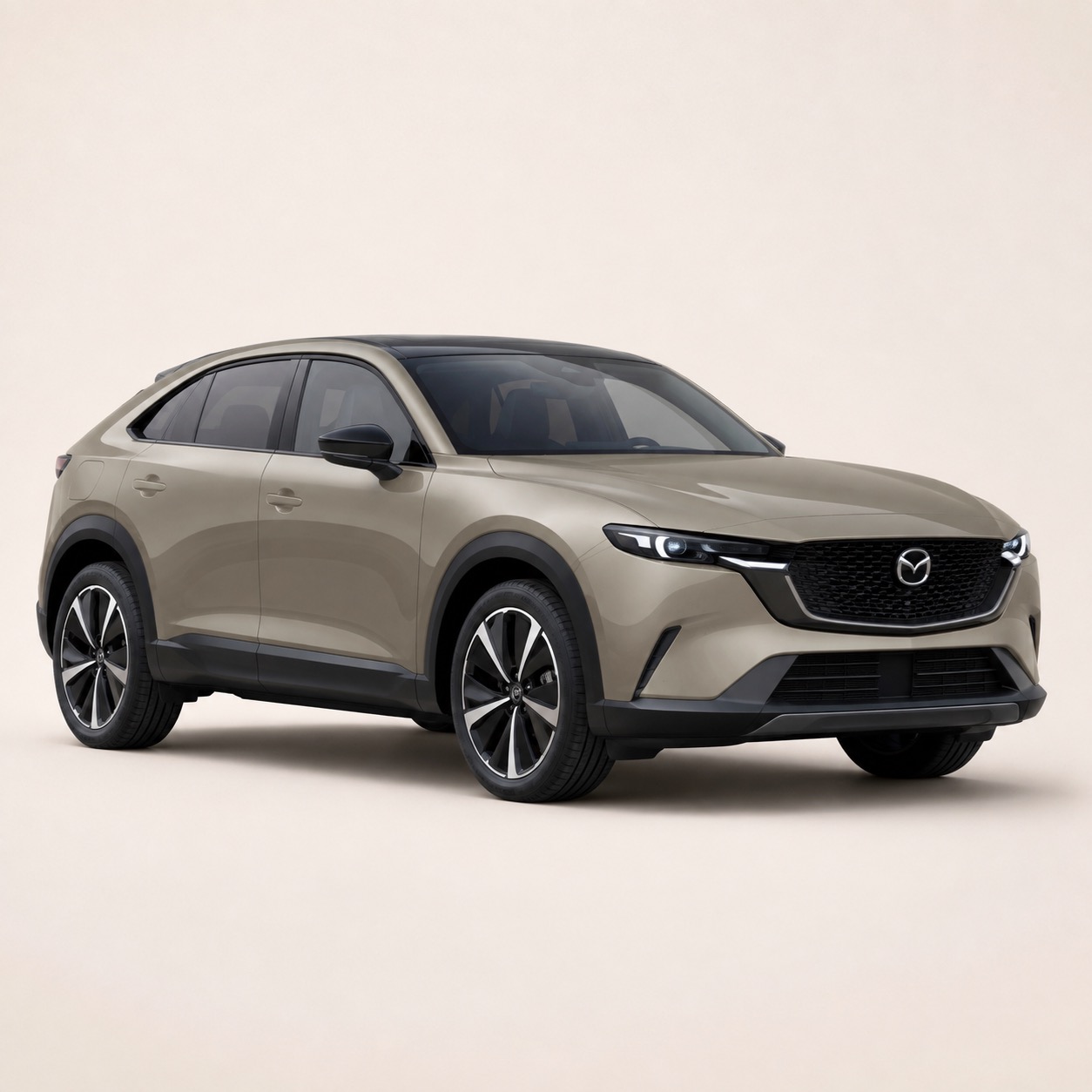 Illustratie van de Mazda CX-6e