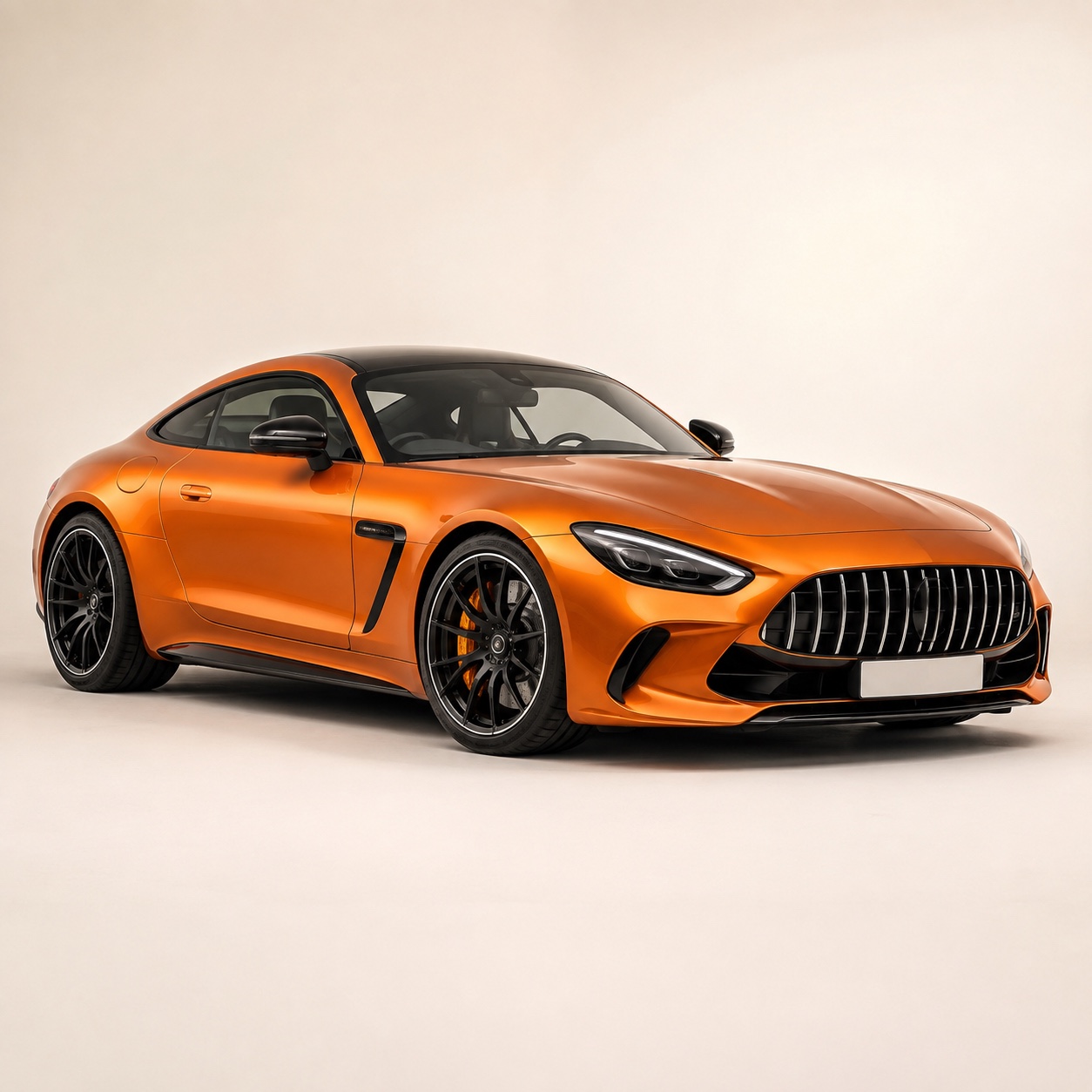 Illustratie van de Mercedes-AMG GT Coupé