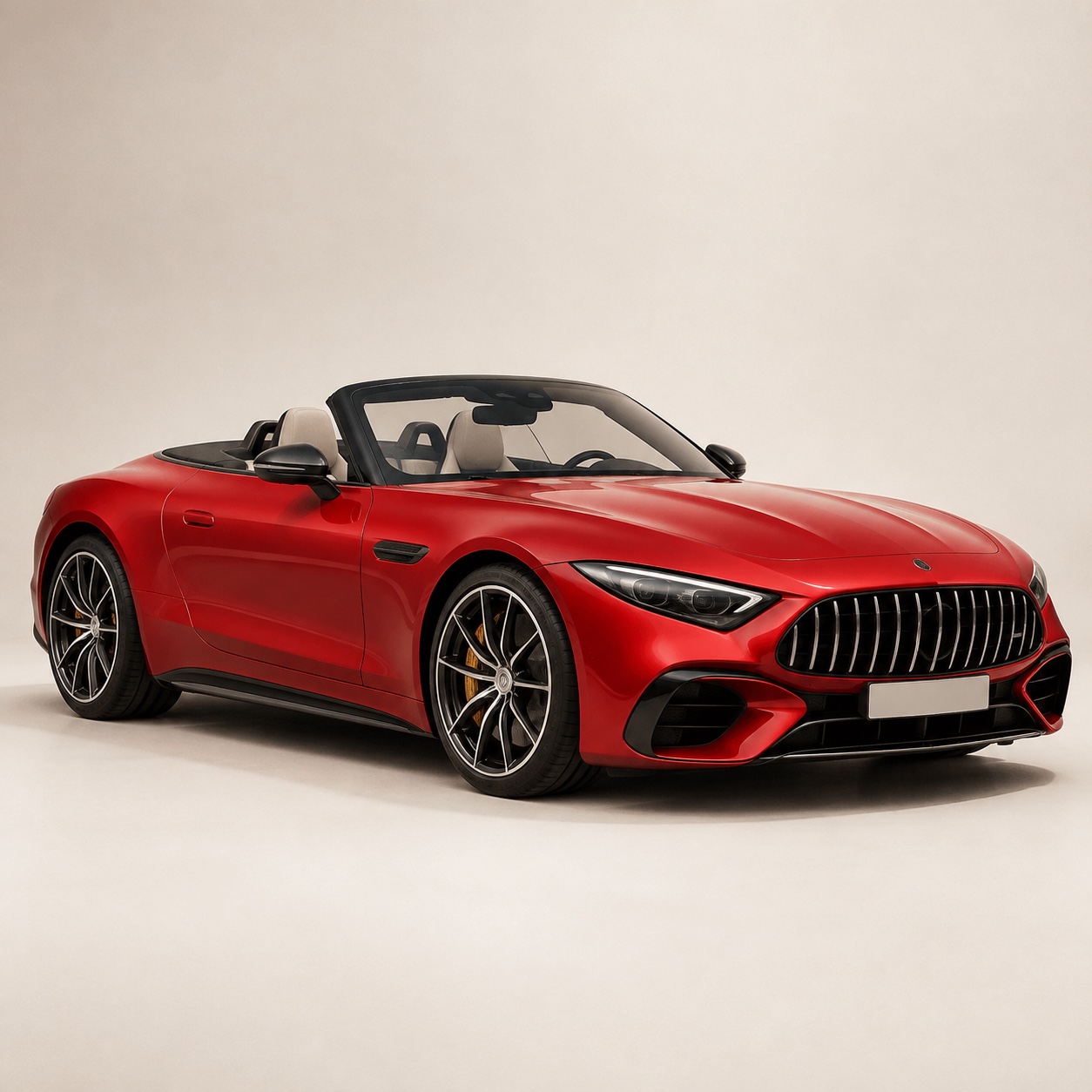 Illustratie van de Mercedes-AMG SL Roadster