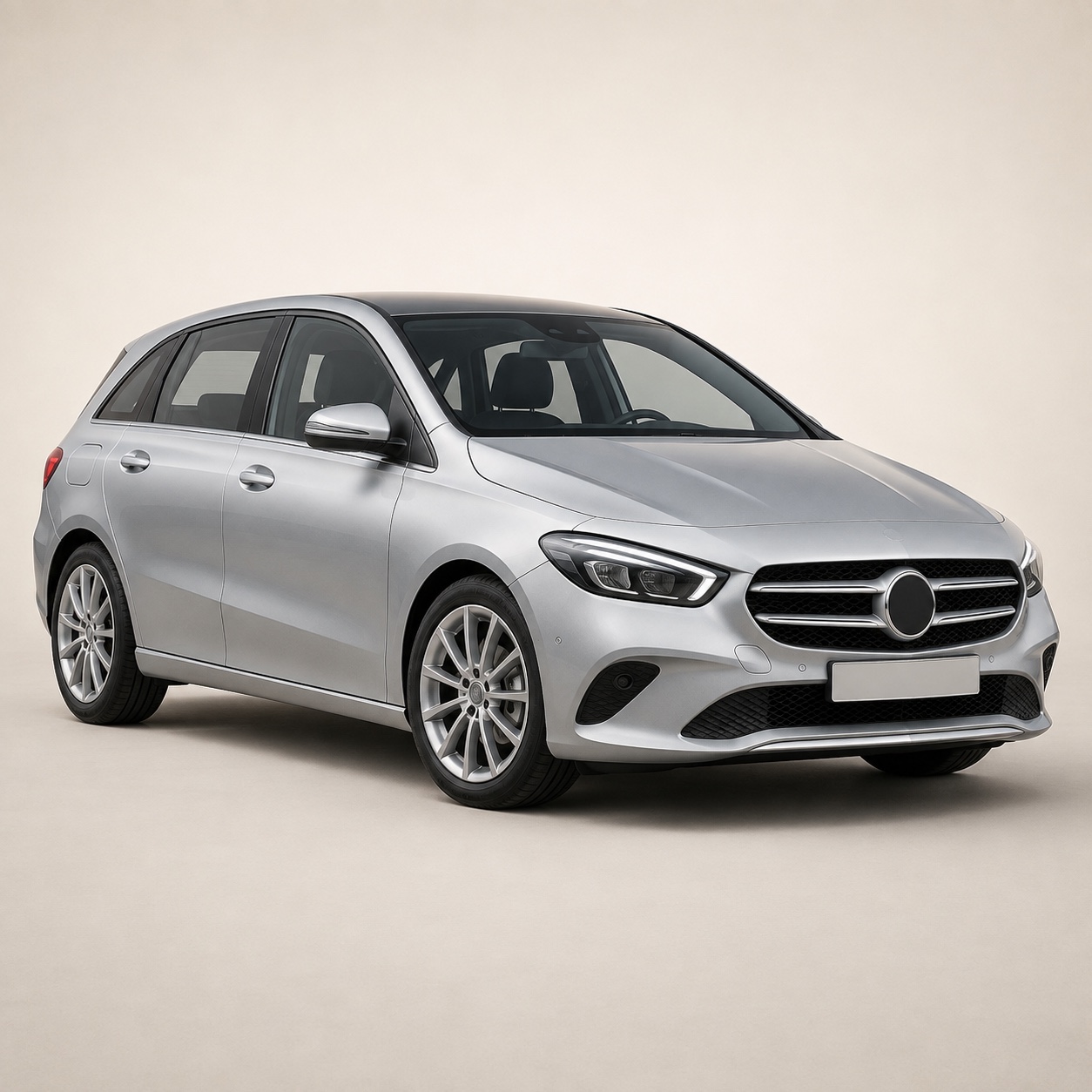 Illustratie van de Mercedes-Benz B-Klasse