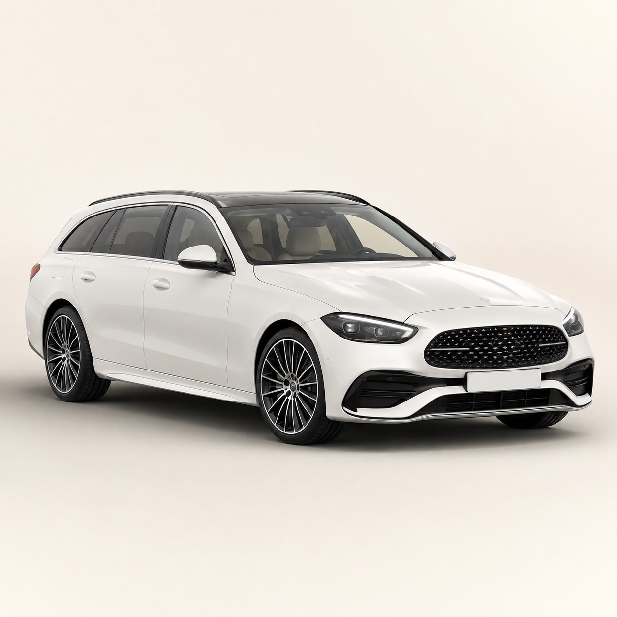 Illustratie van de Mercedes-Benz C-Klasse Estate