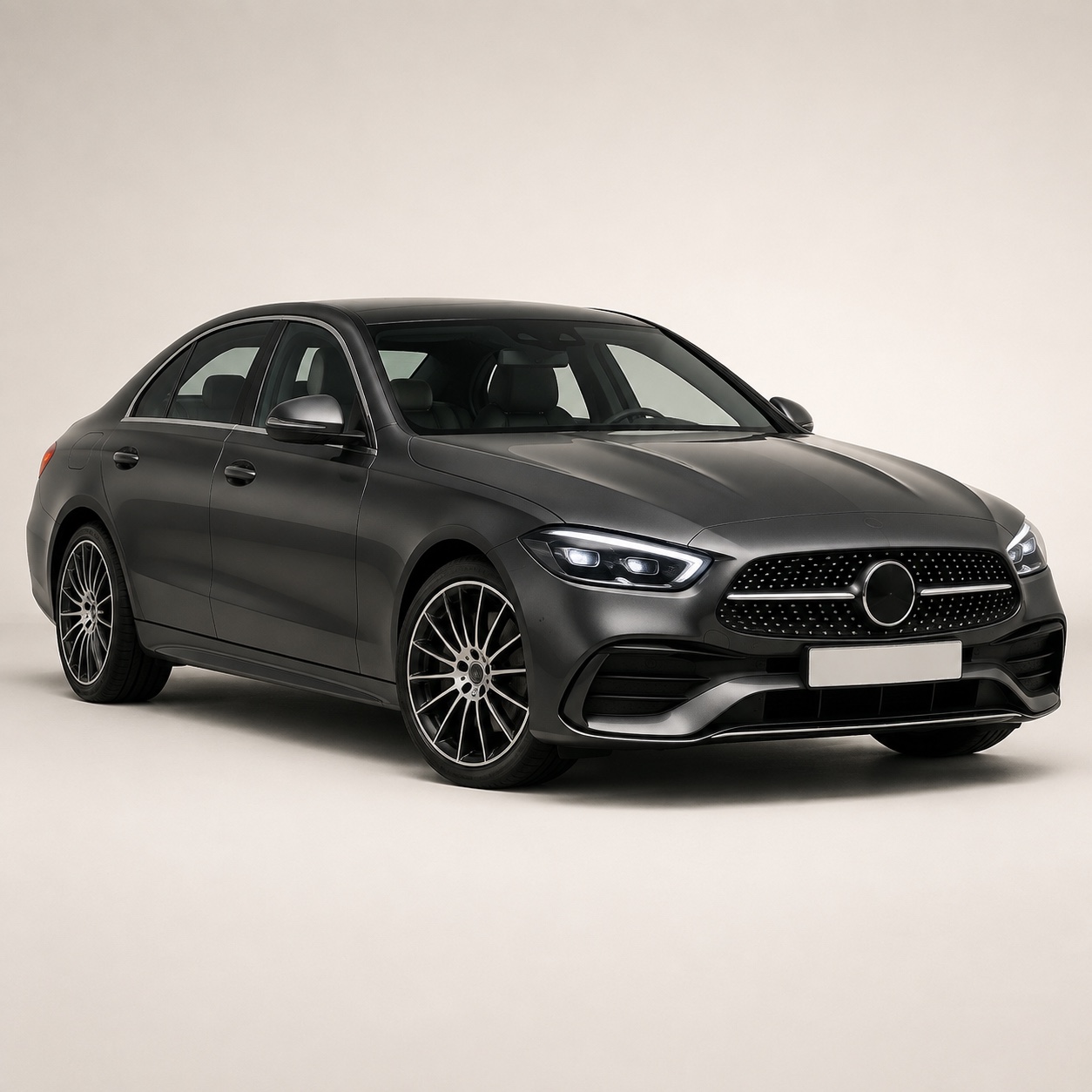 Illustratie van de Mercedes-Benz C-Klasse Limousine
