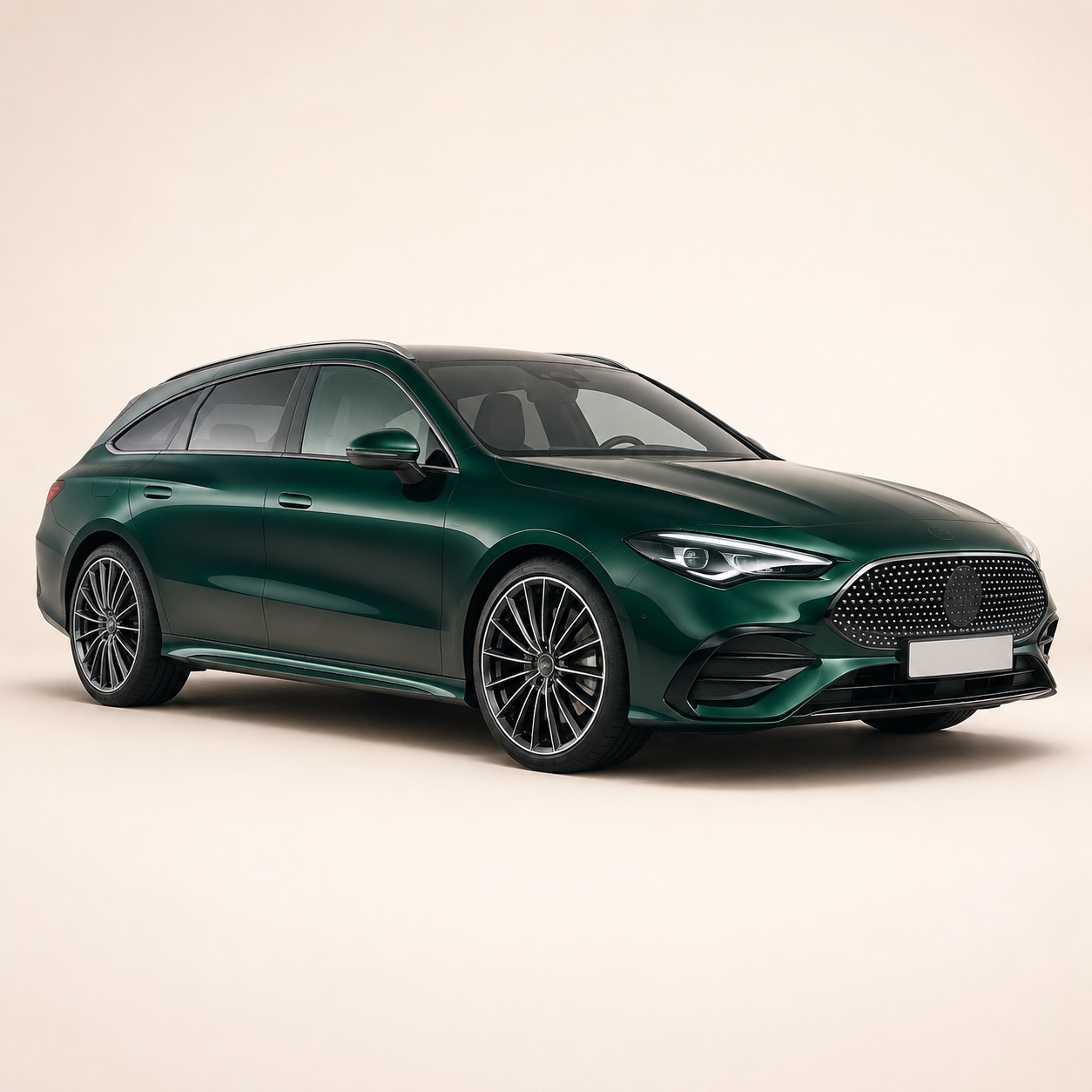 Illustratie van de Mercedes-Benz CLA Shooting Brake