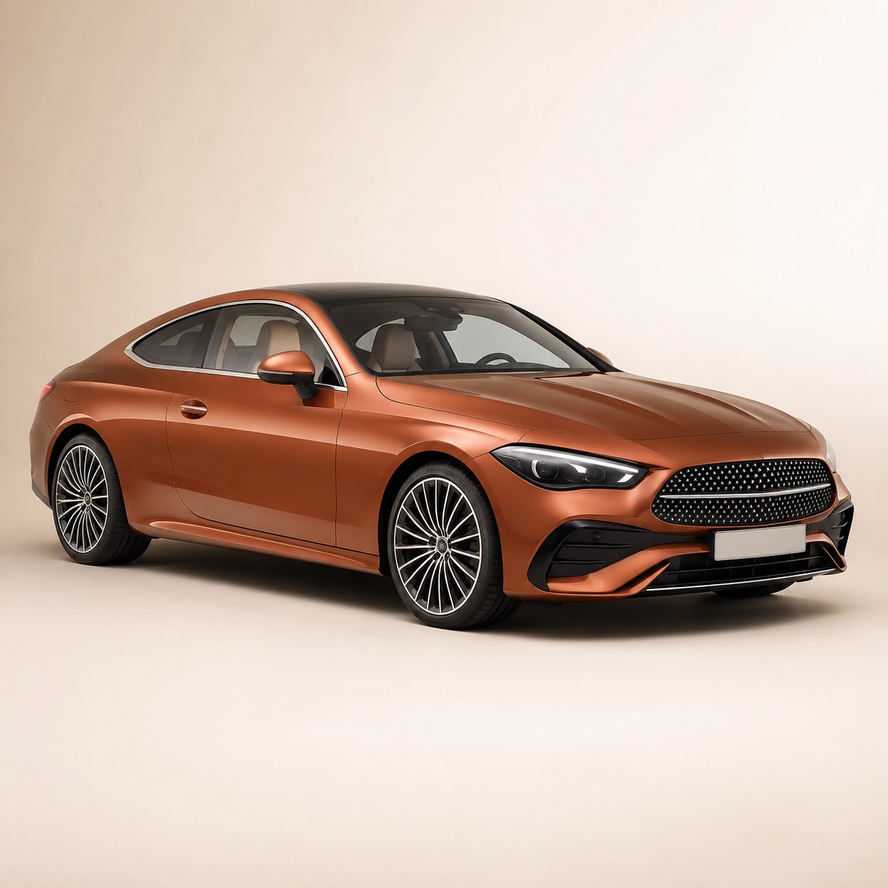 Illustratie van de Mercedes-Benz CLE Coupé