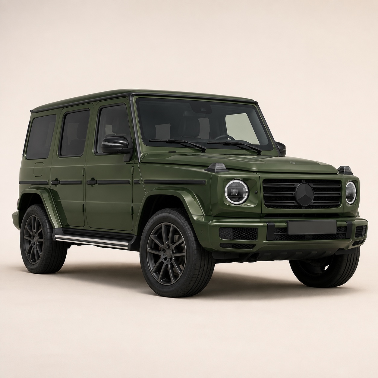 Illustratie van de Mercedes-Benz G-Klasse