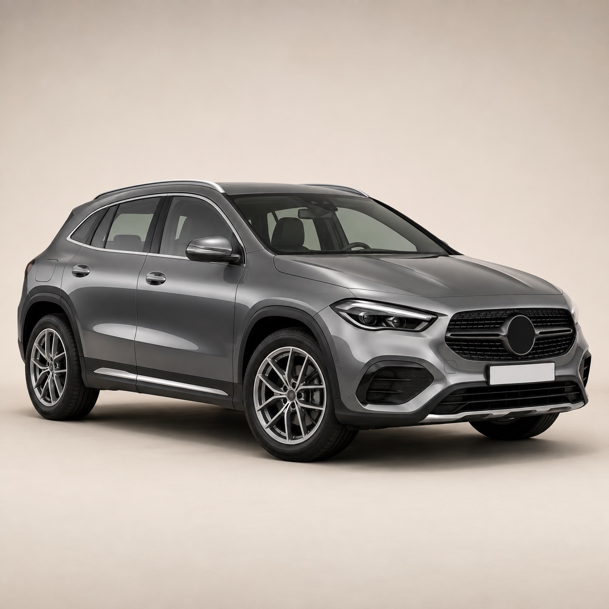 Illustratie van de Mercedes-Benz GLA