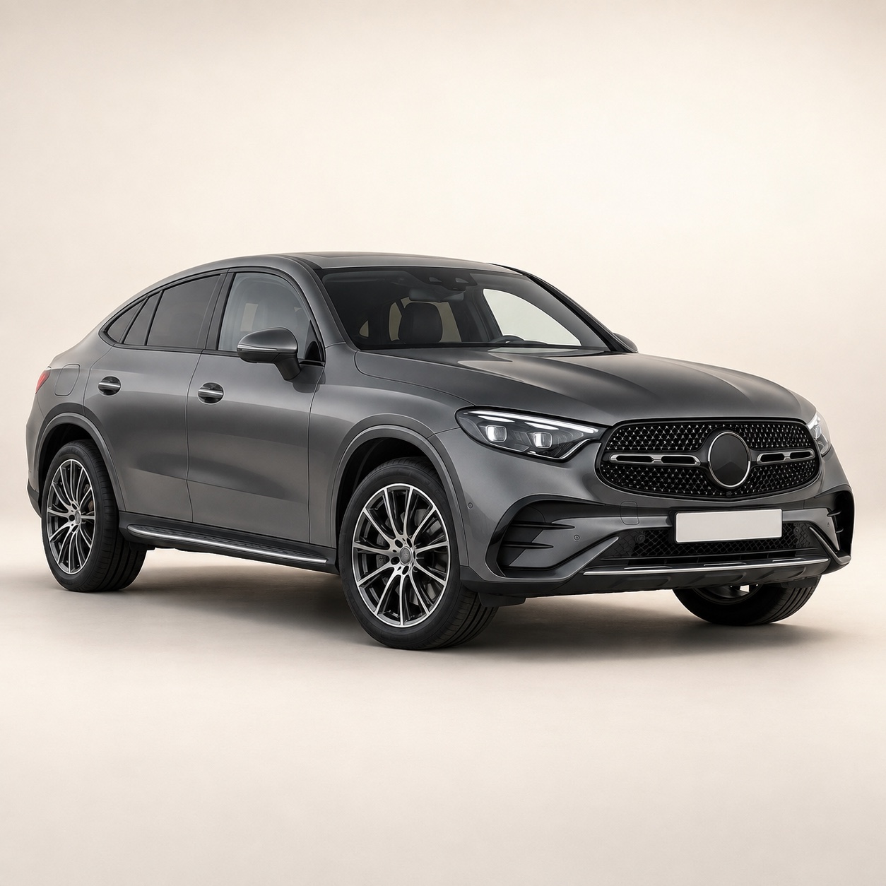 Illustratie van de Mercedes-Benz GLC Coupé