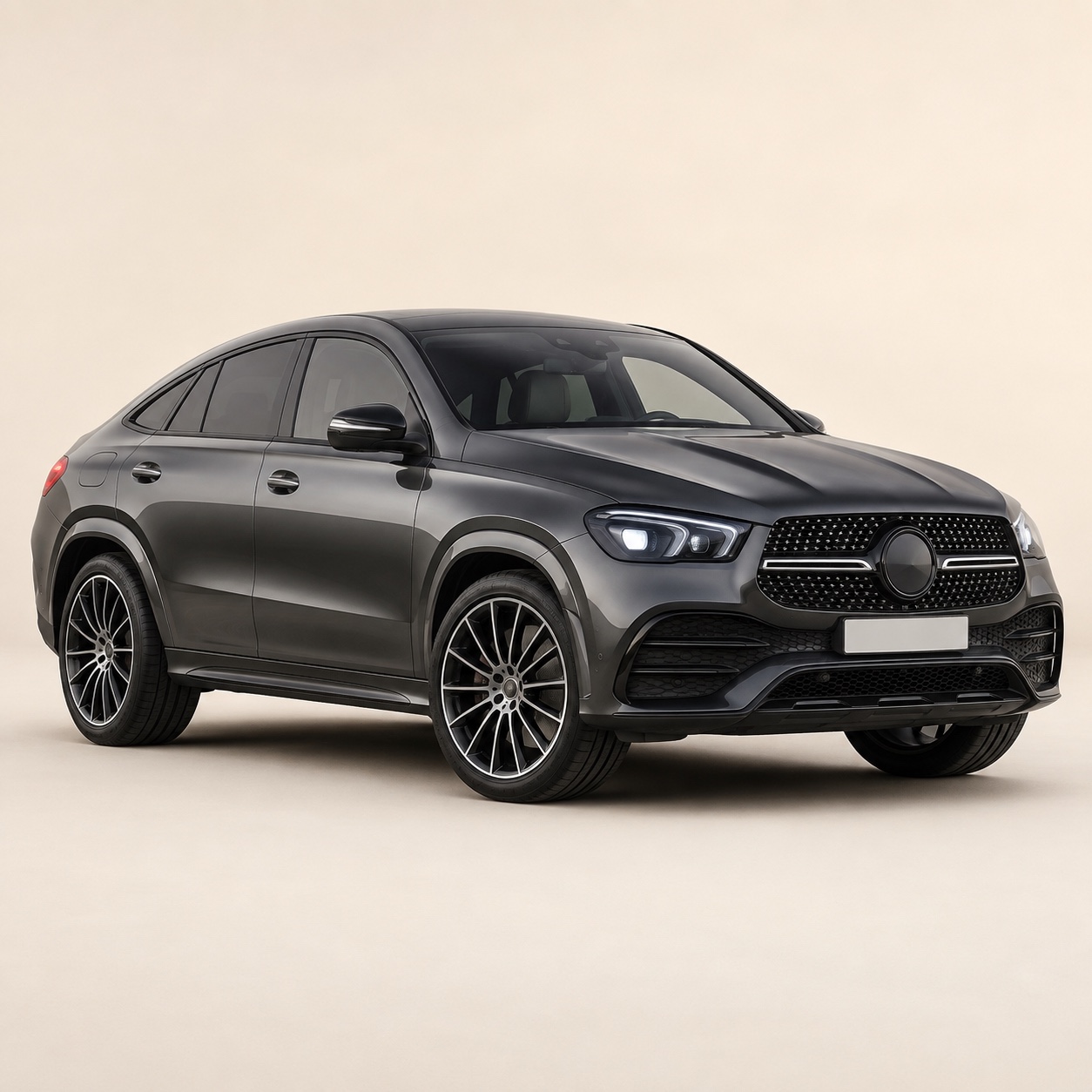 Illustratie van de Mercedes-Benz GLE Coupé