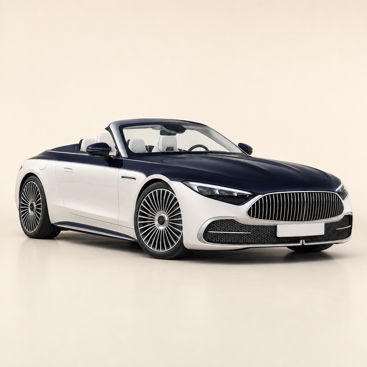 Illustratie van de Mercedes-Maybach SL Monogram Series