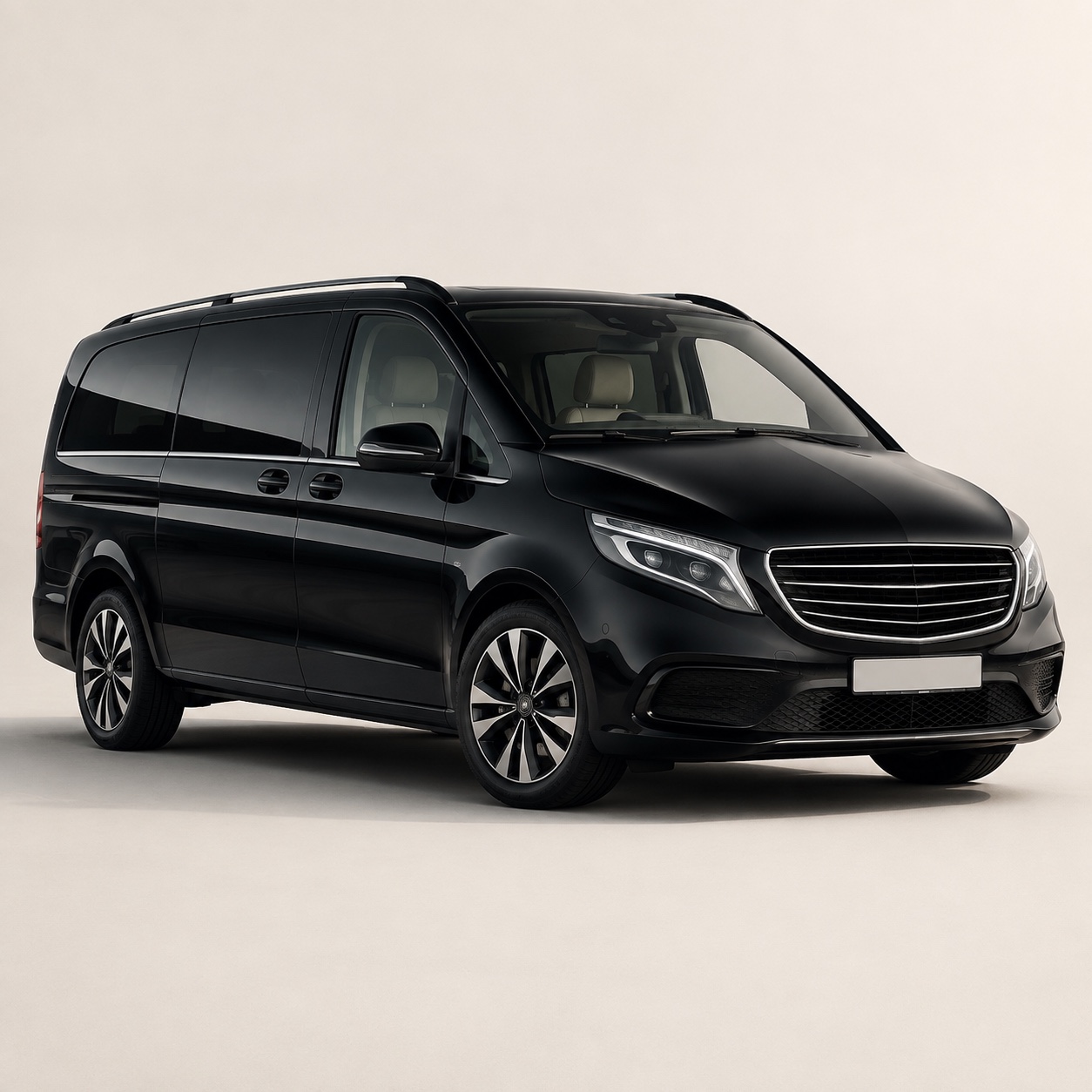Illustratie van de Mercedes-Benz V-Klasse