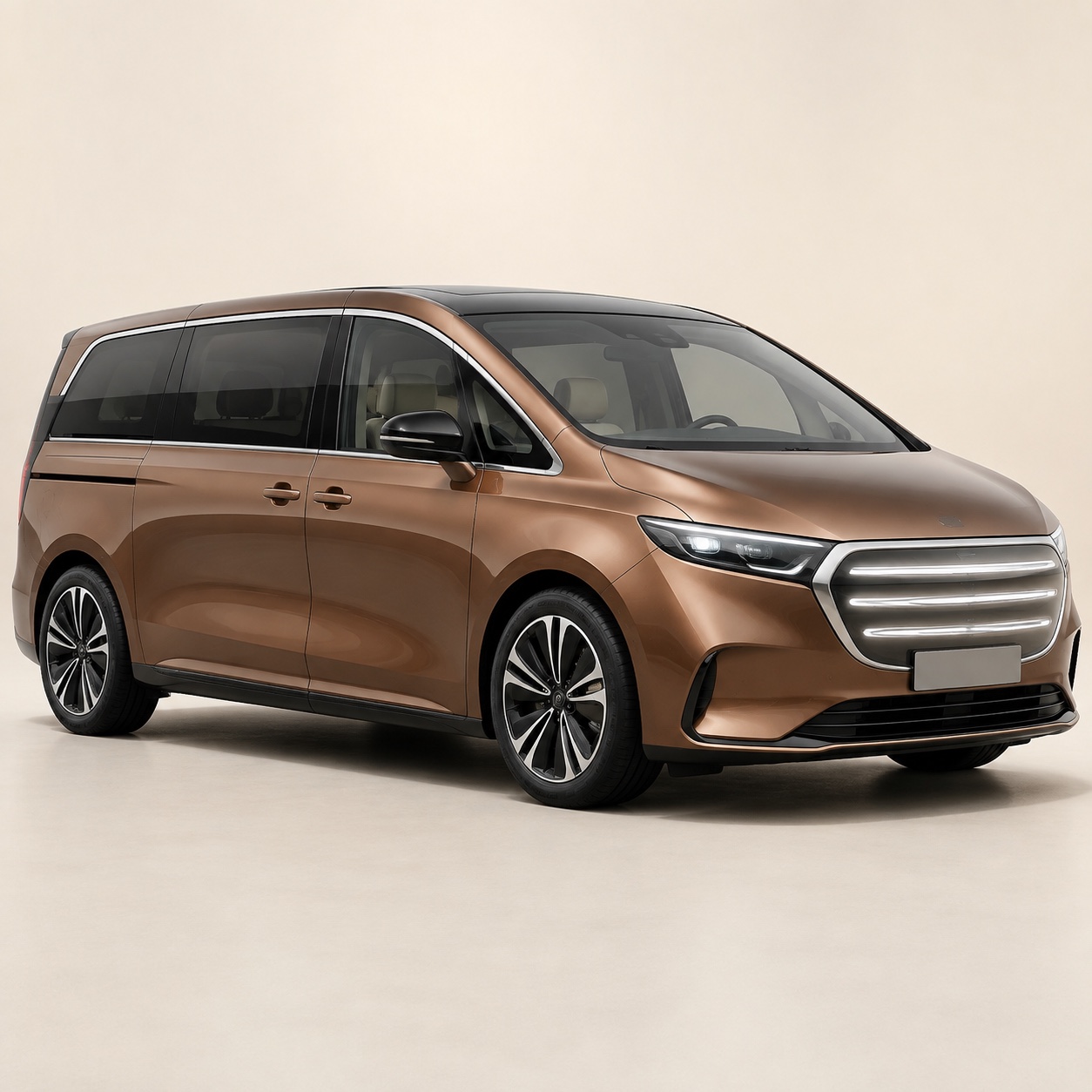 Illustratie van de Mercedes-Benz VLE