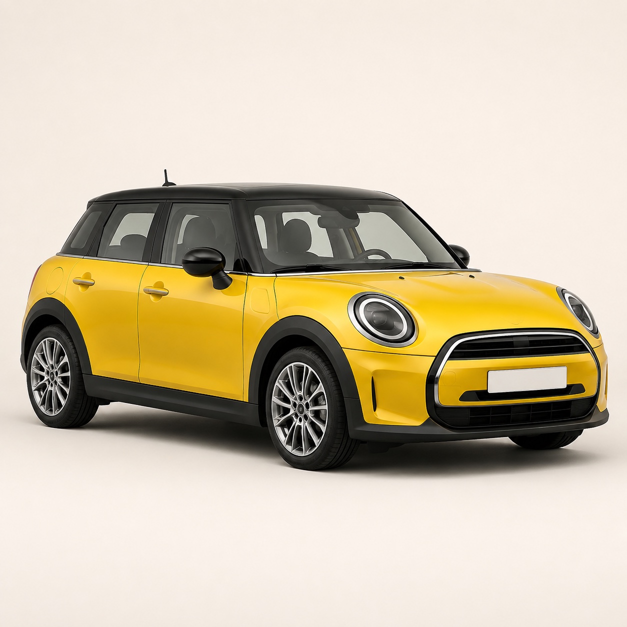 Illustratie van de MINI Cooper 5-deurs